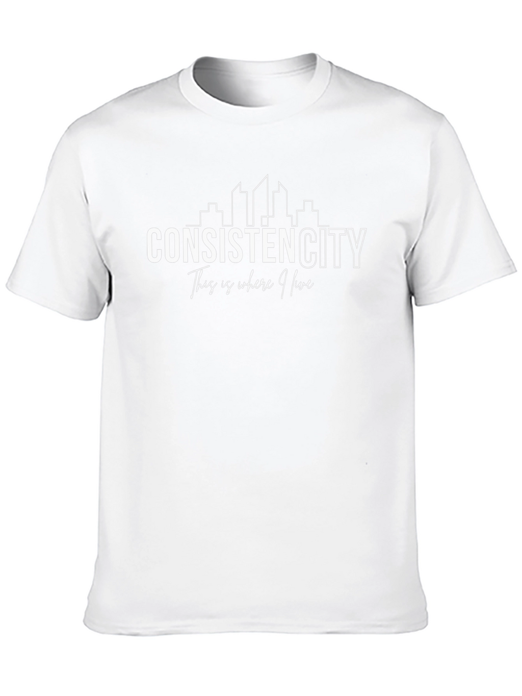 Consistent City Black Graphic Tee
