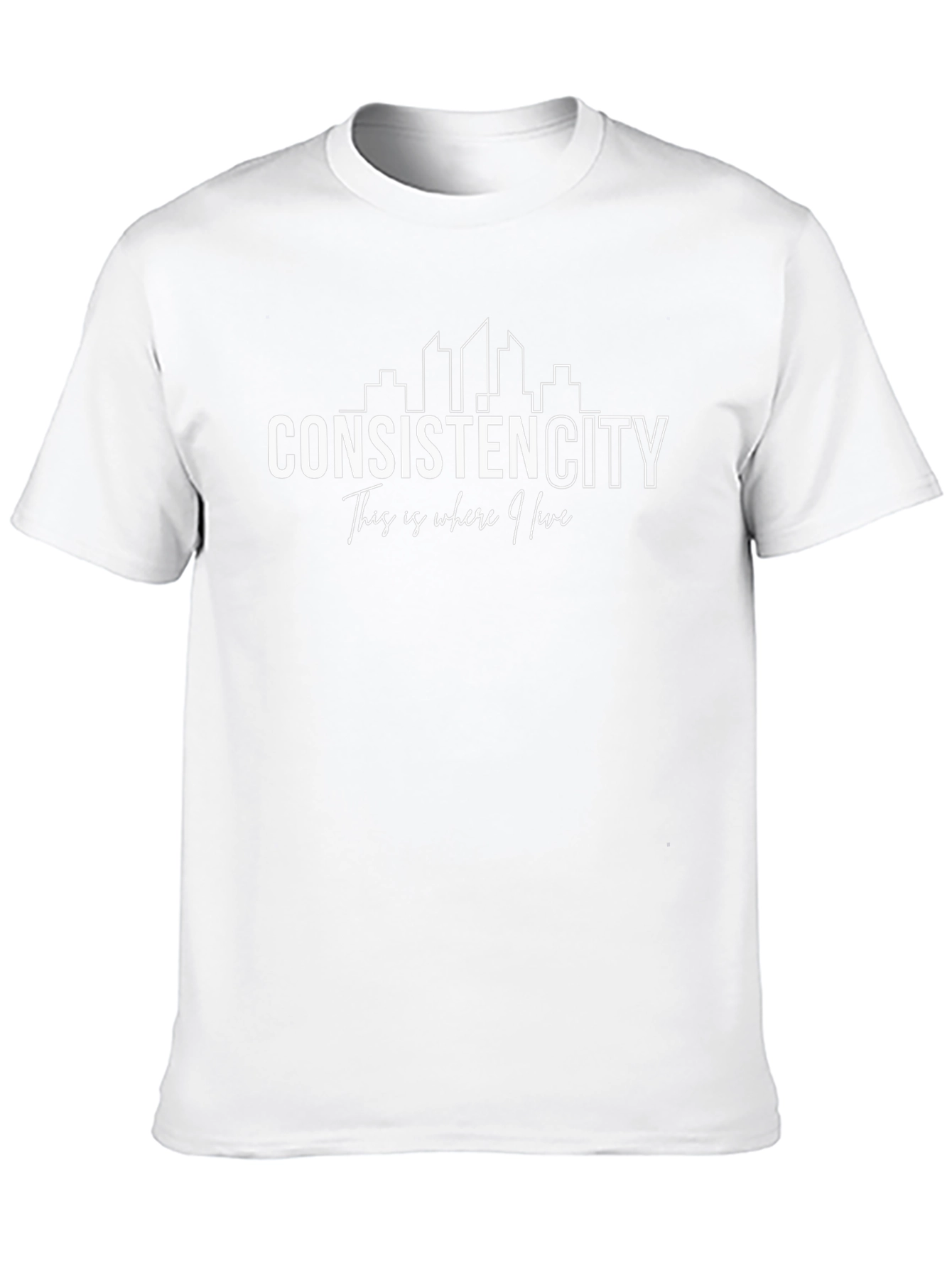 Consistent City Black Graphic Tee