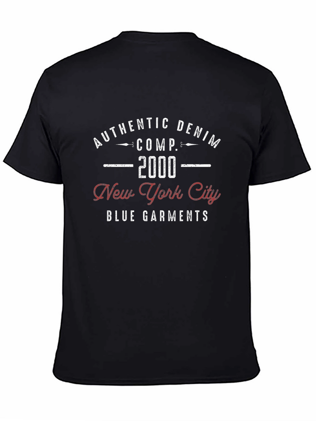 Authentic Denim Graphic Tee - New York City