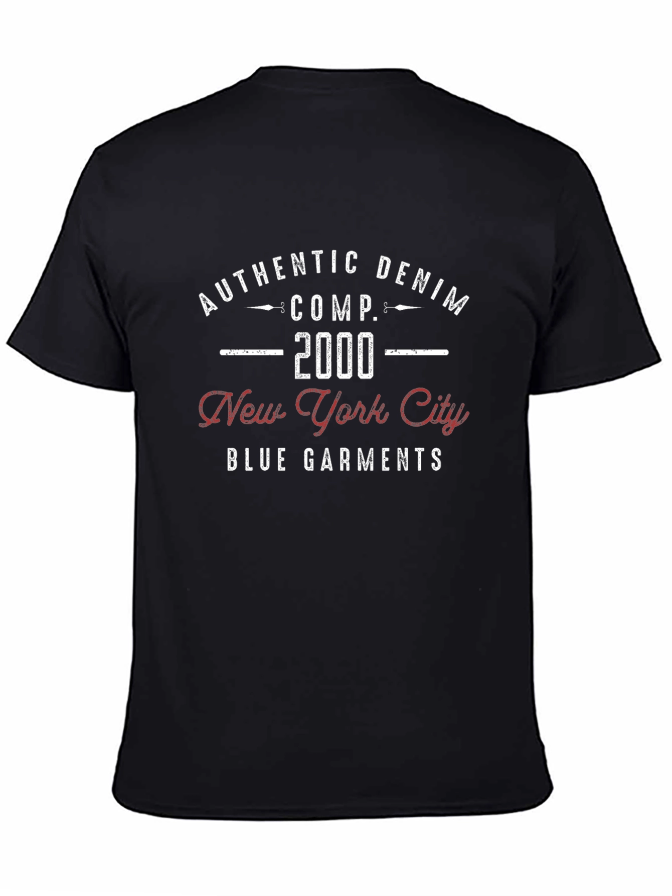 Authentic Denim Graphic Tee - New York City