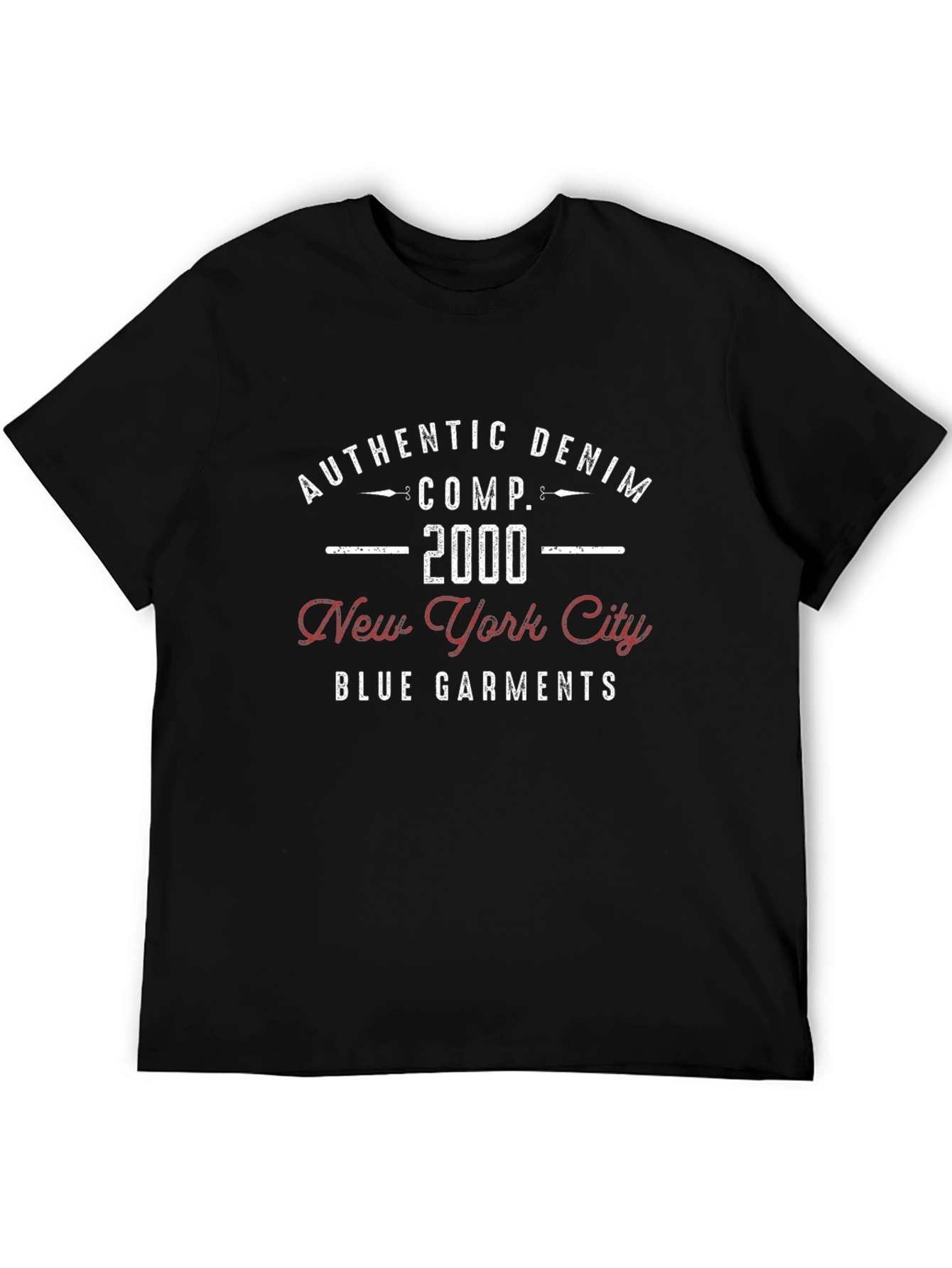 Authentic Denim Graphic Tee - New York City
