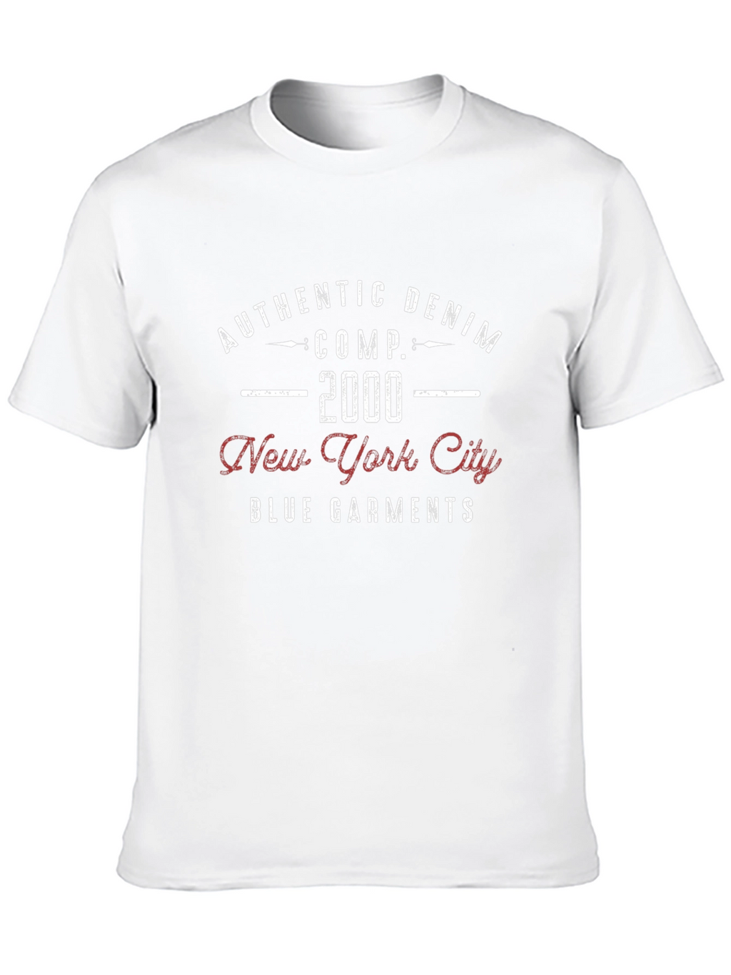 Authentic Denim Graphic Tee - New York City
