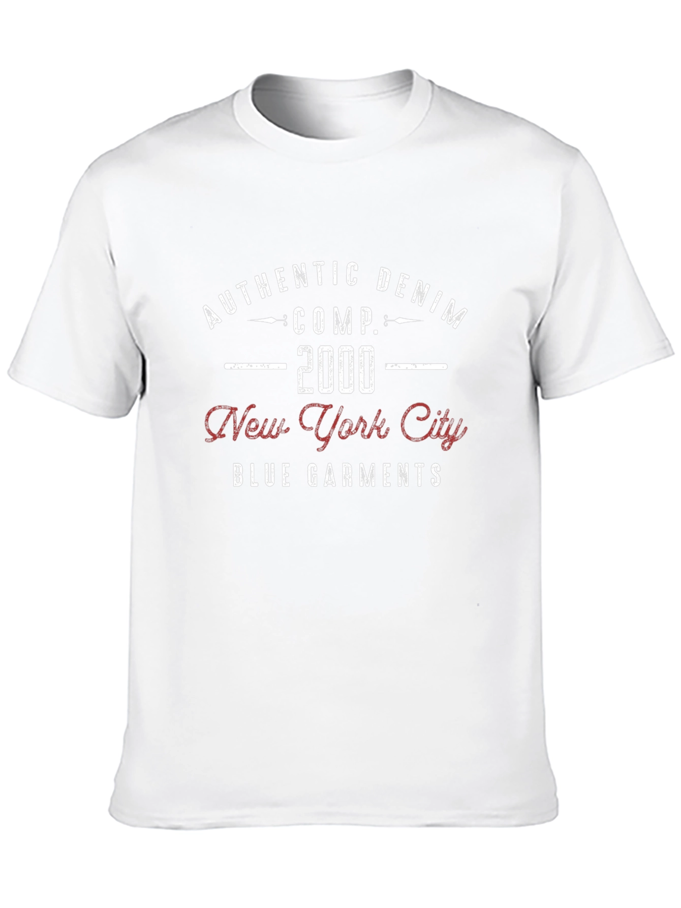 Authentic Denim Graphic Tee - New York City