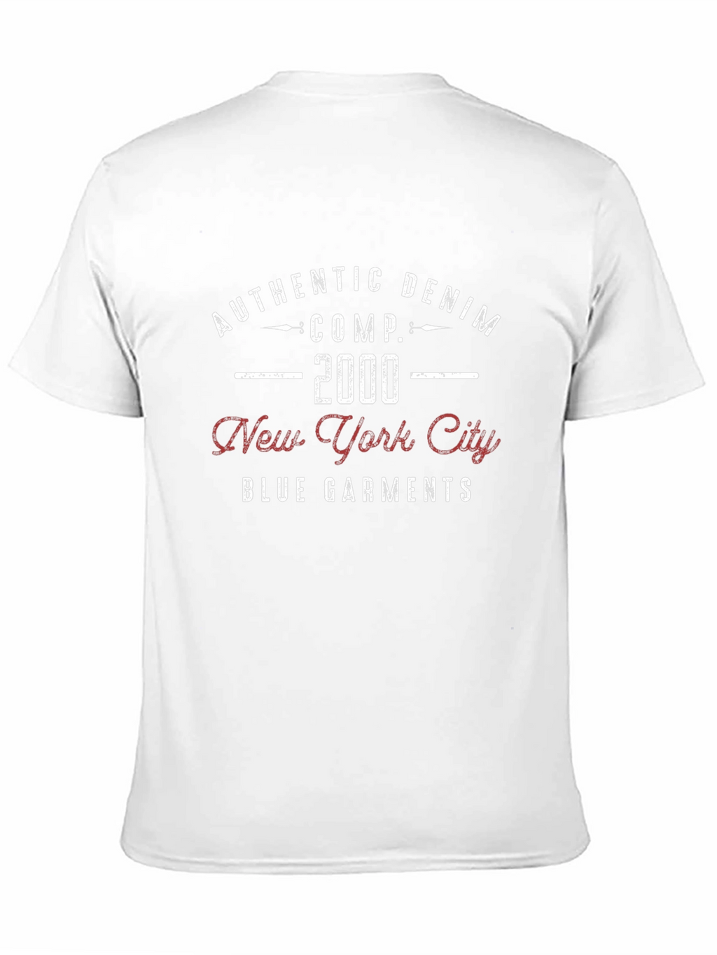 Authentic Denim Graphic Tee - New York City