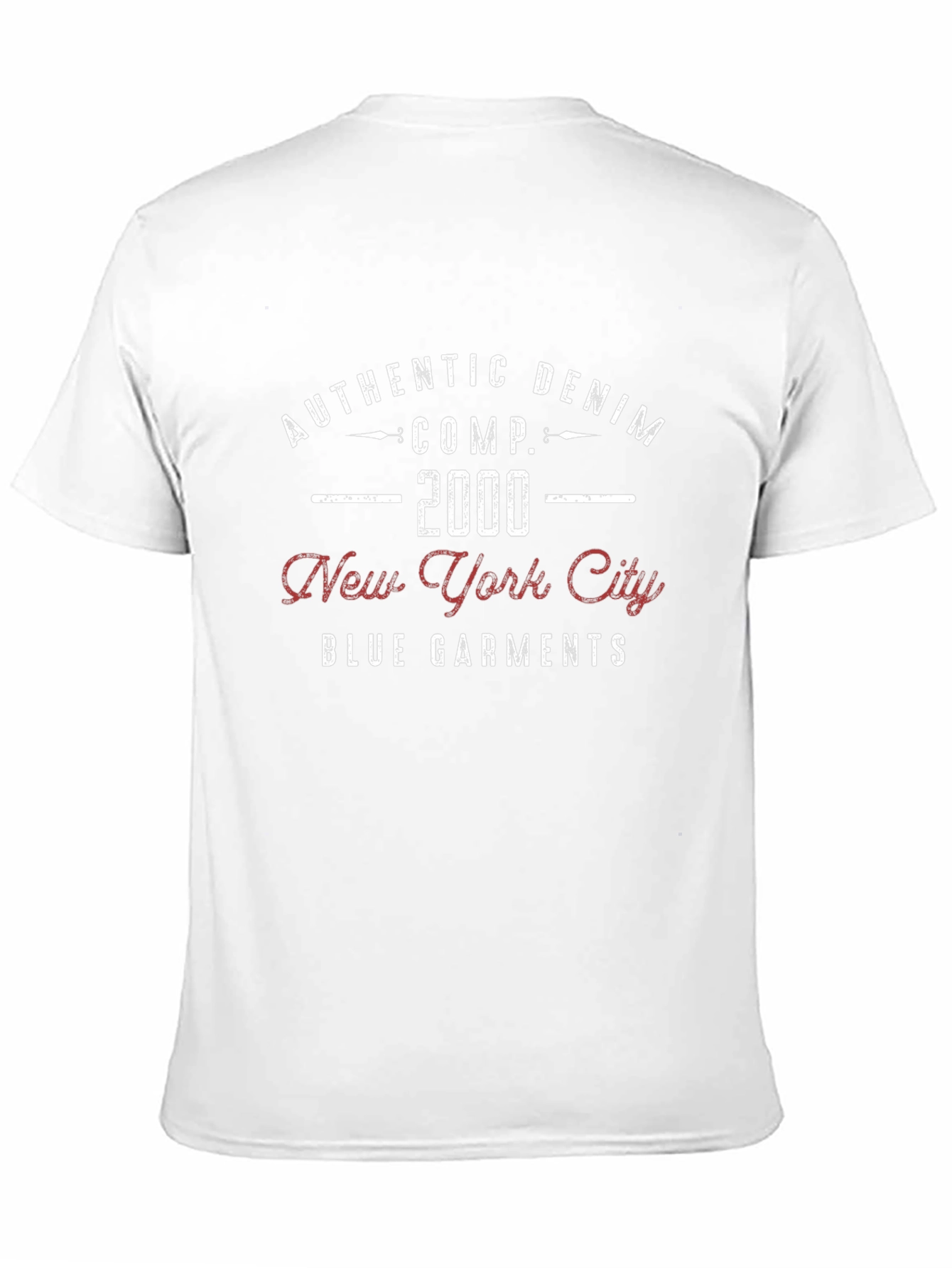 Authentic Denim Graphic Tee - New York City