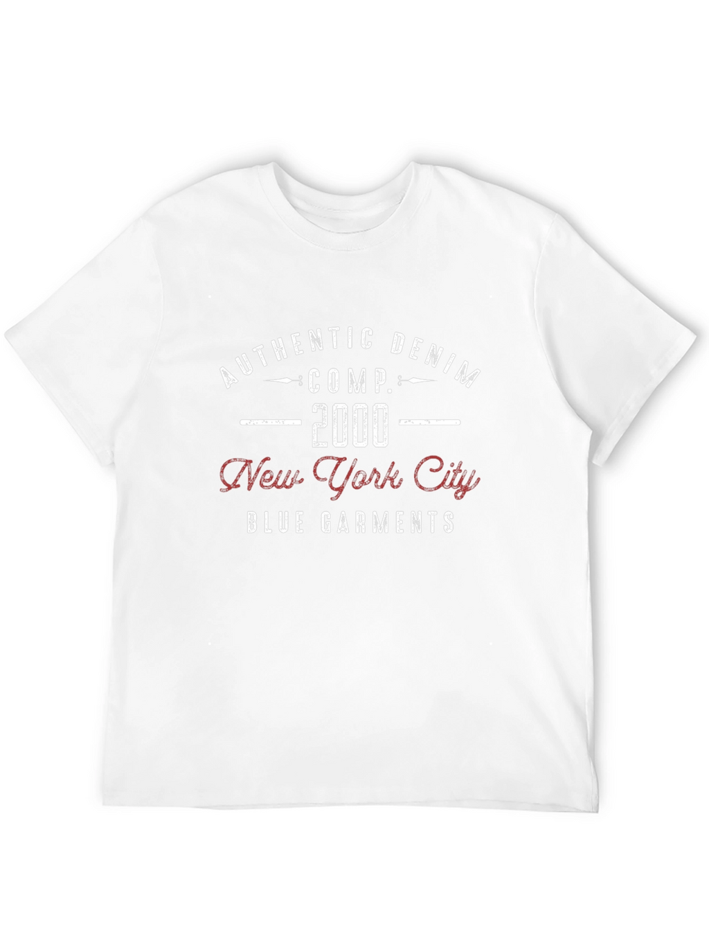 Authentic Denim Graphic Tee - New York City