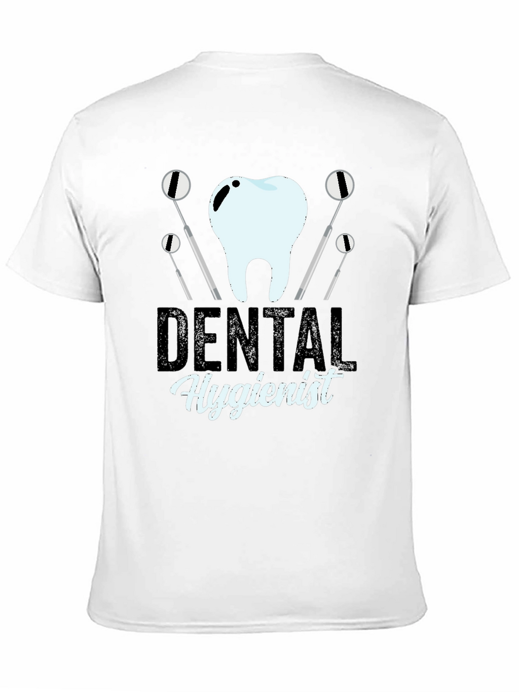 Dental Hygienist T-Shirt - Black Graphic Tee