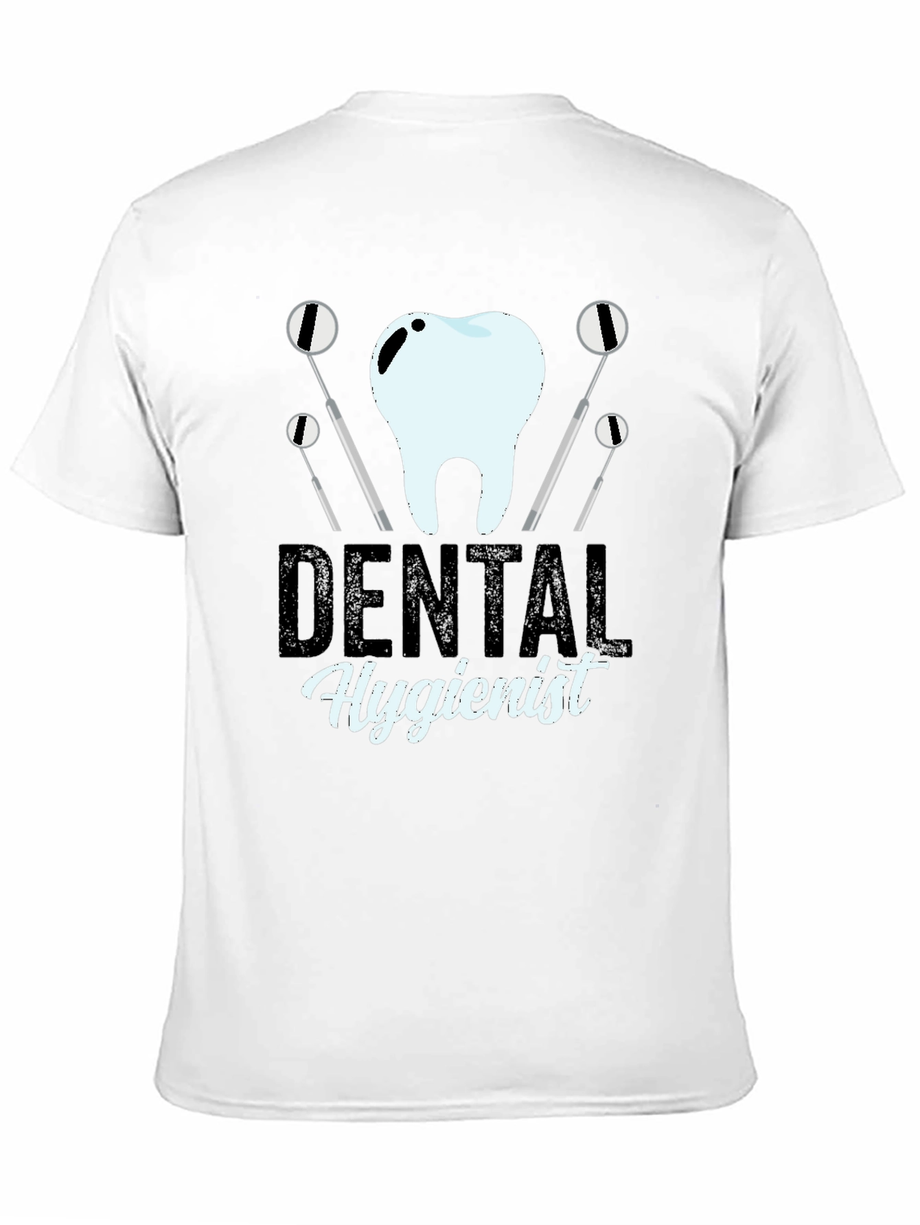 Dental Hygienist T-Shirt - Black Graphic Tee