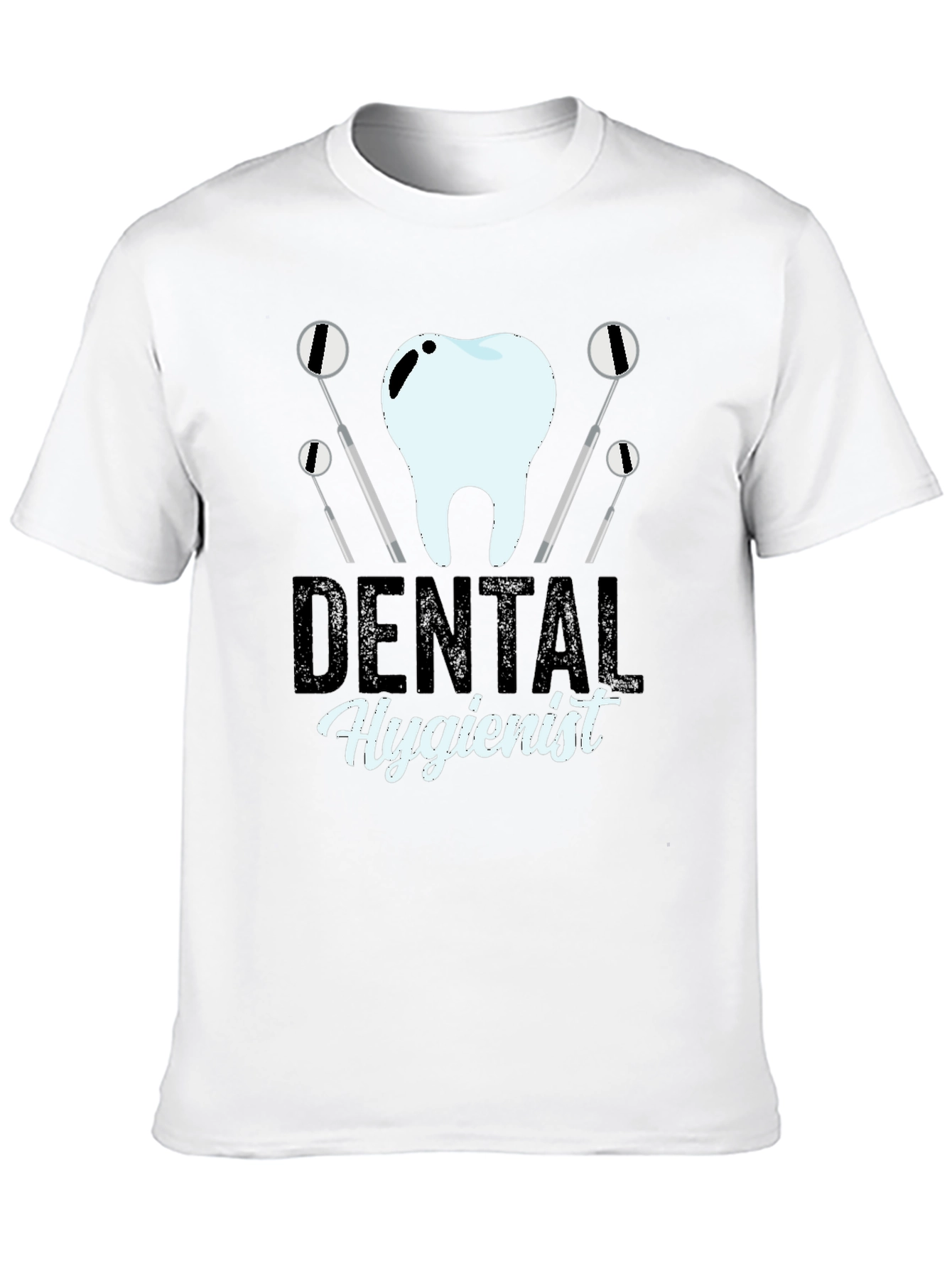 Dental Hygienist T-Shirt - Black Graphic Tee