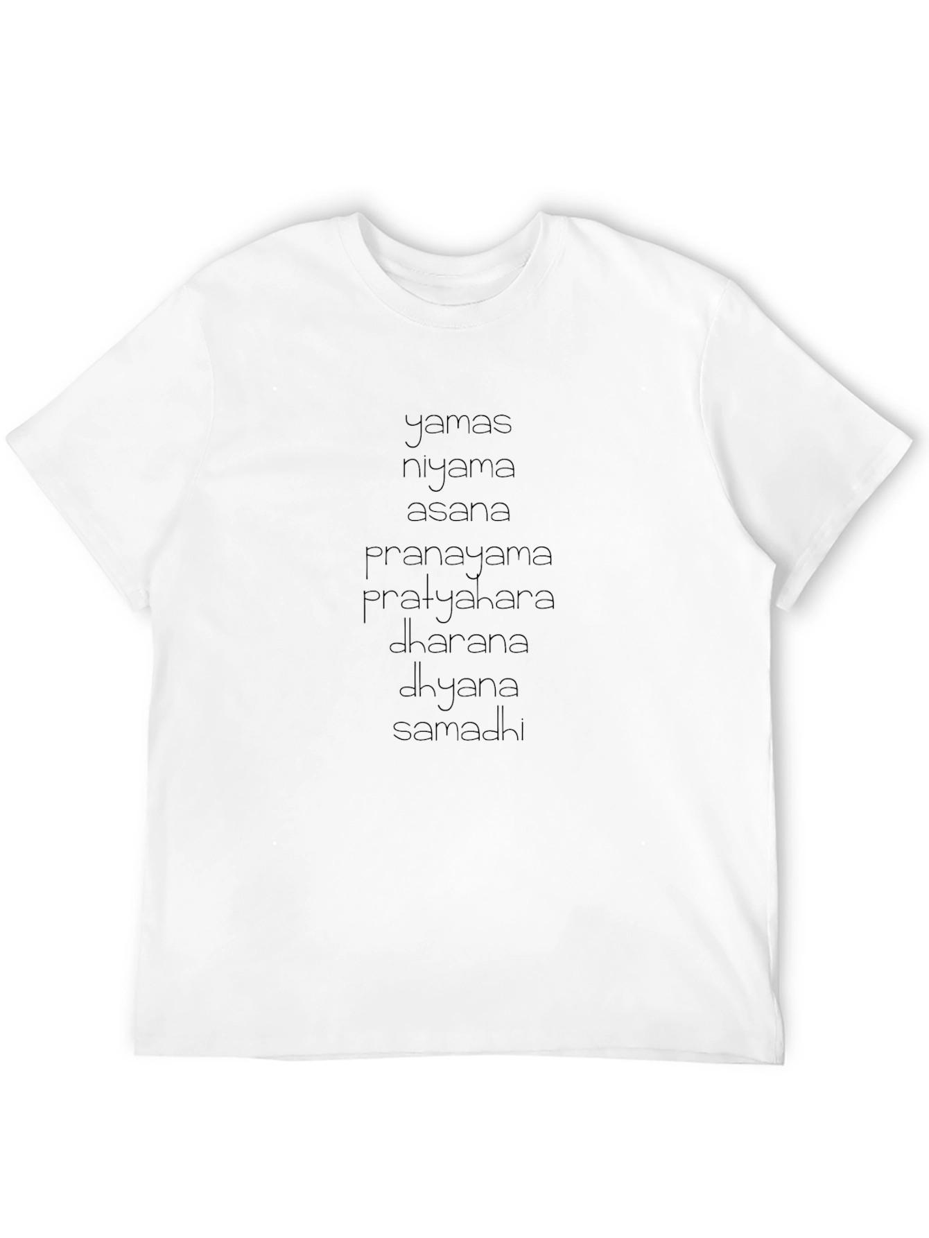 Yoga Eight Limbs Black Graphic Tee