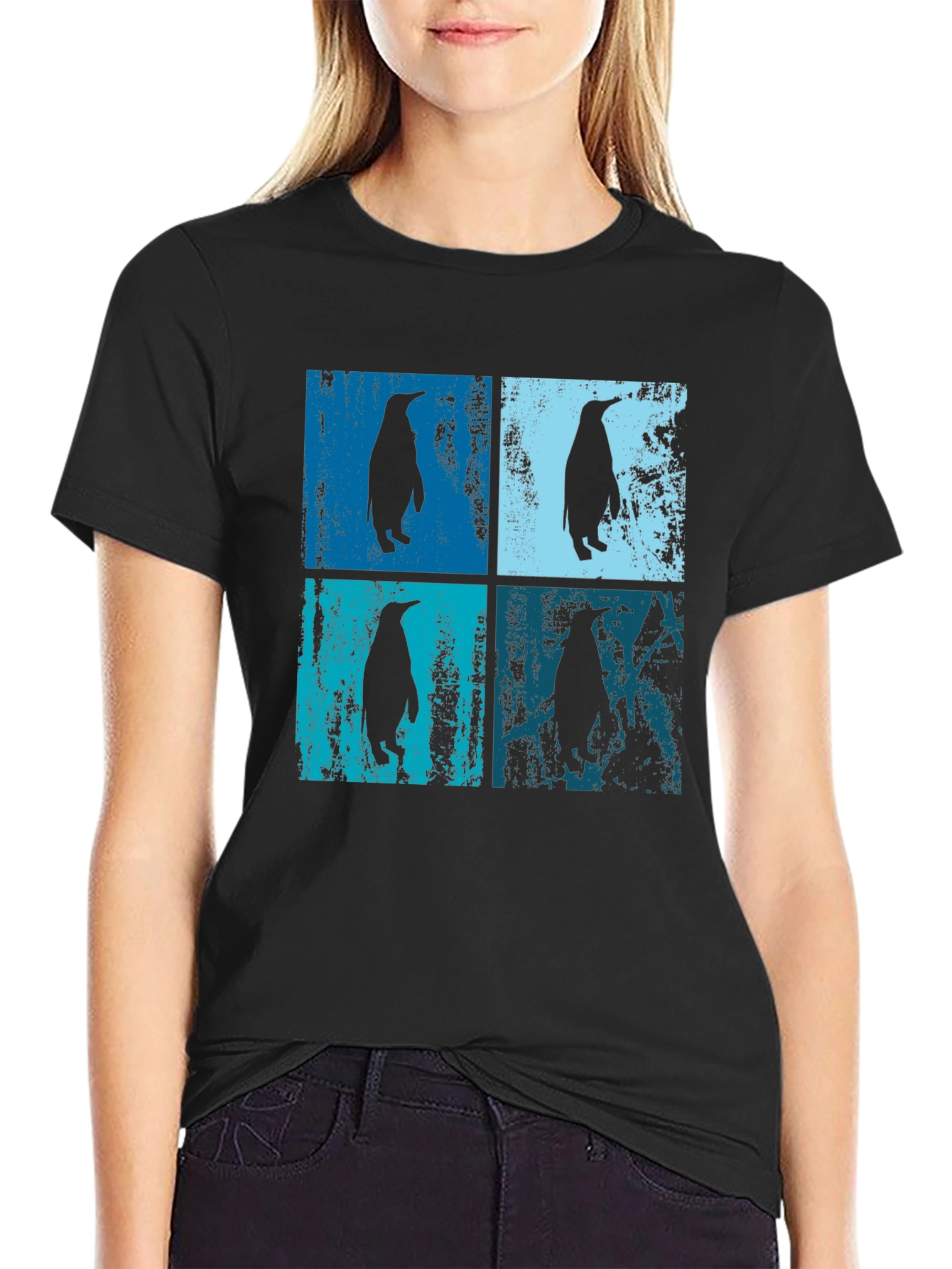 Penguin Pop Art Graphic Tee - Cool & Unique Design
