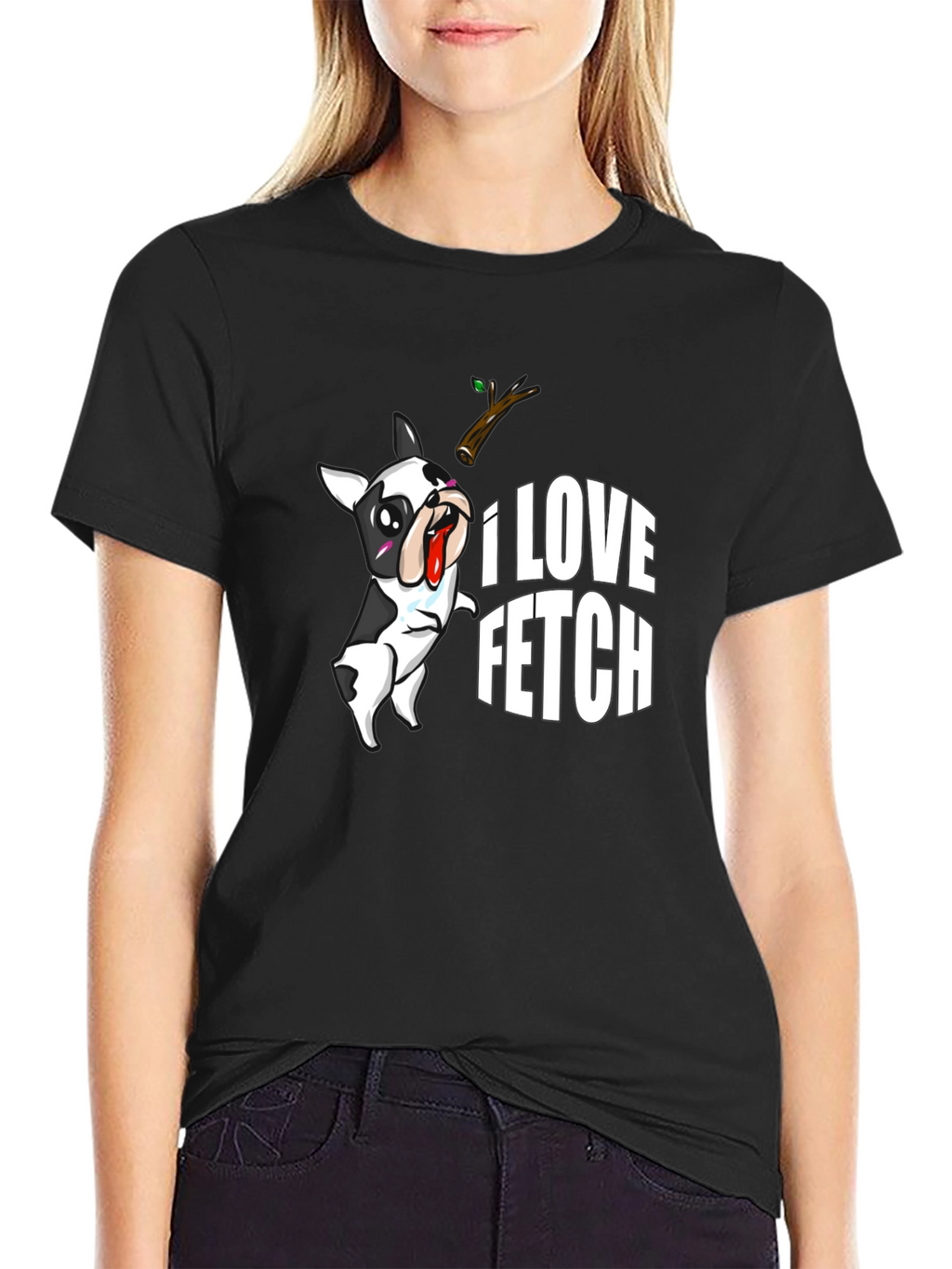 I Love Fetch T-Shirt: Funny Dog Graphic Tee