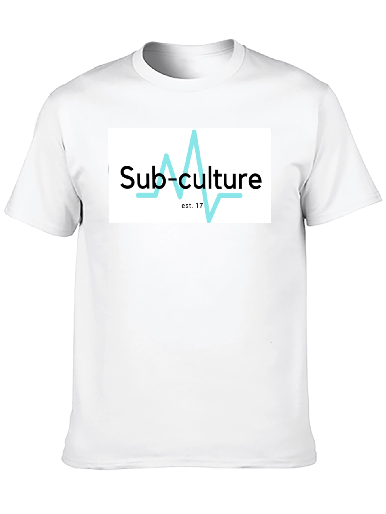Sub-Culture Black Graphic Tee - Established 2017