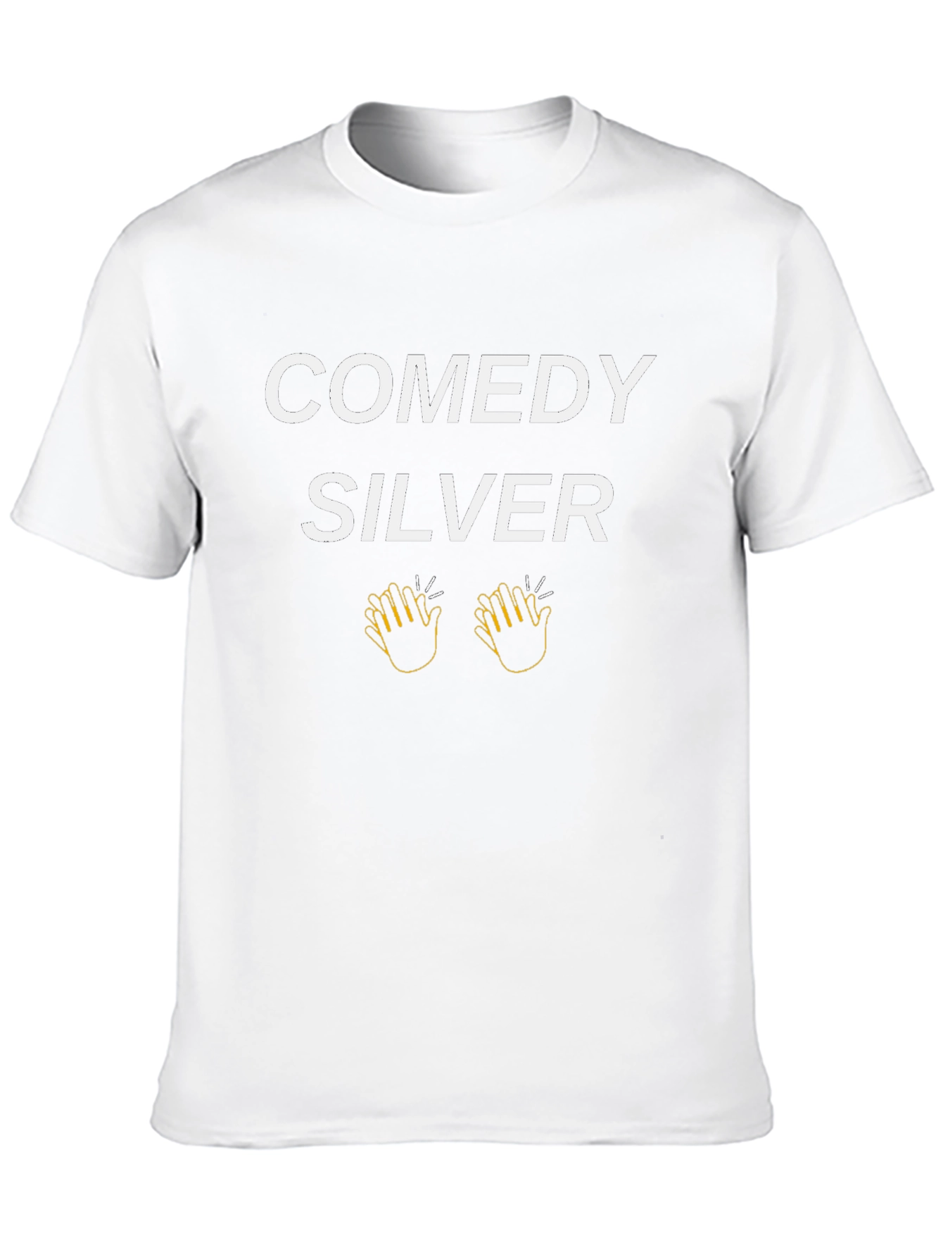 Comedy Silver Graphic Tee