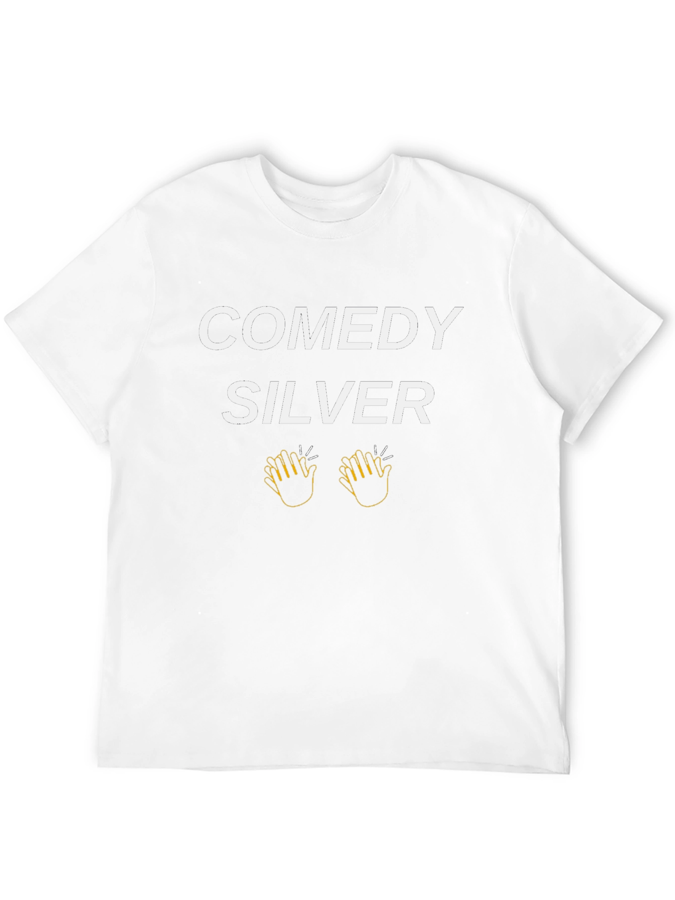 Comedy Silver Graphic Tee