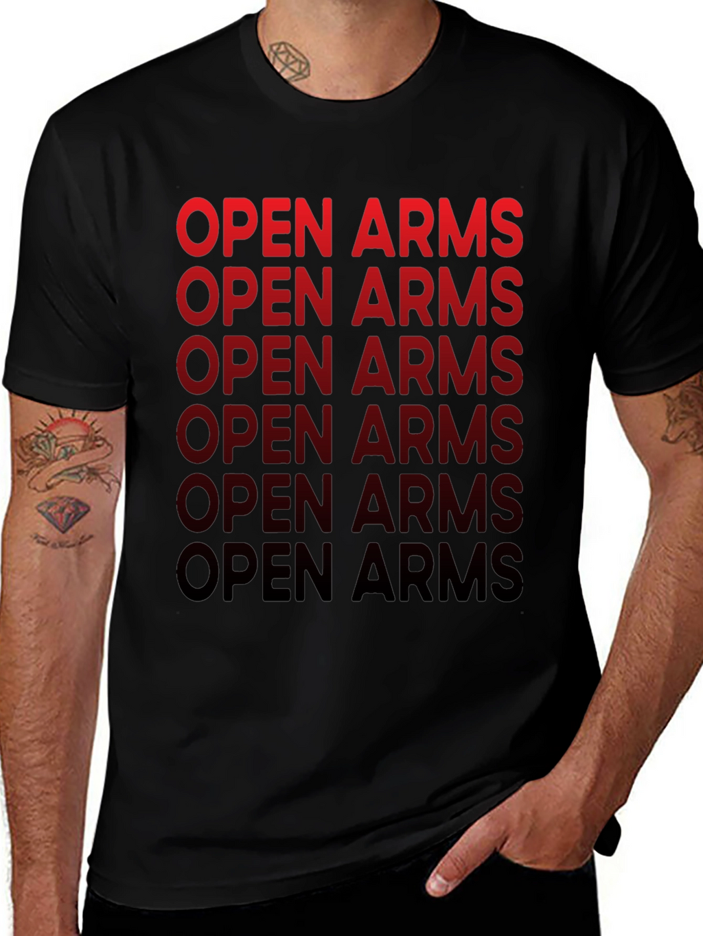 Open Arms Graphic T-Shirt