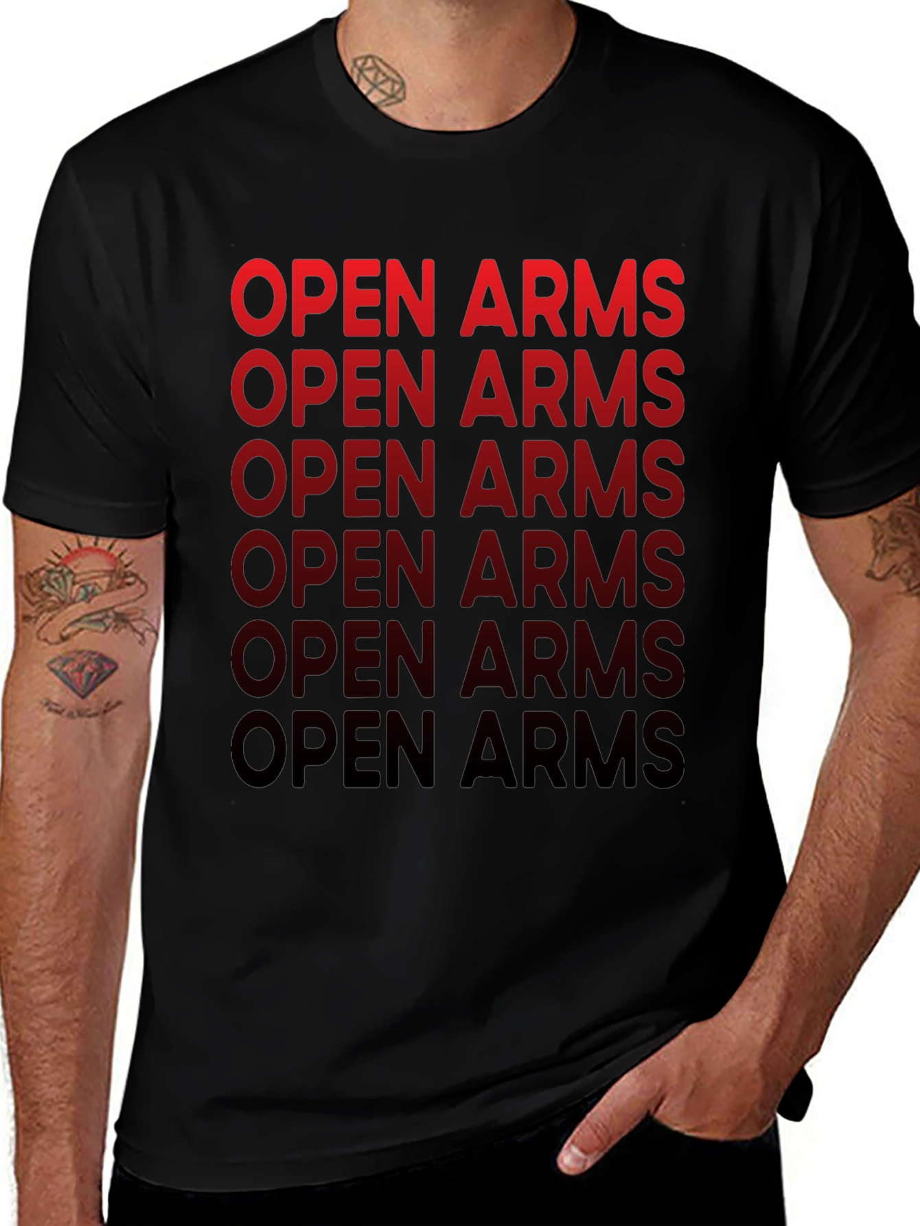Open Arms Graphic T-Shirt