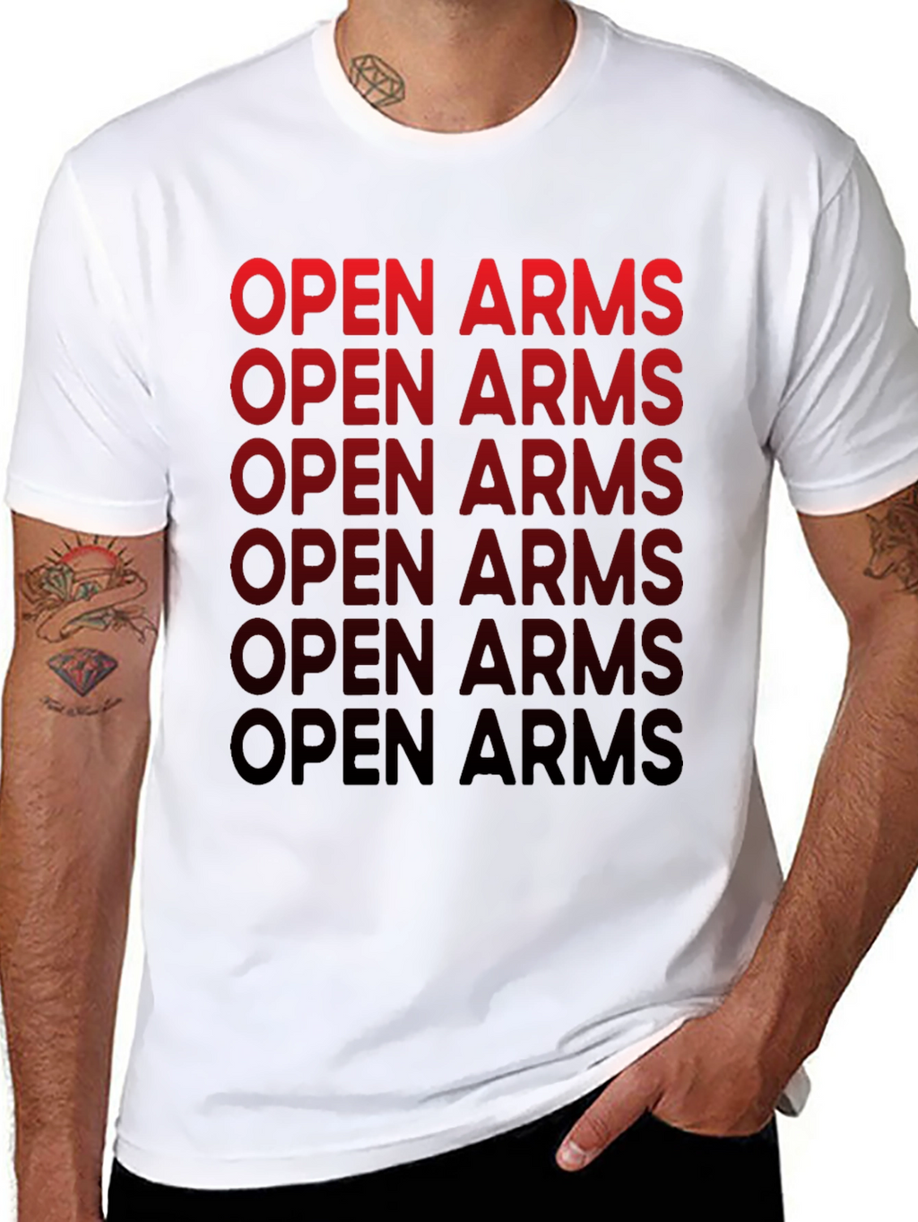 Open Arms Graphic T-Shirt