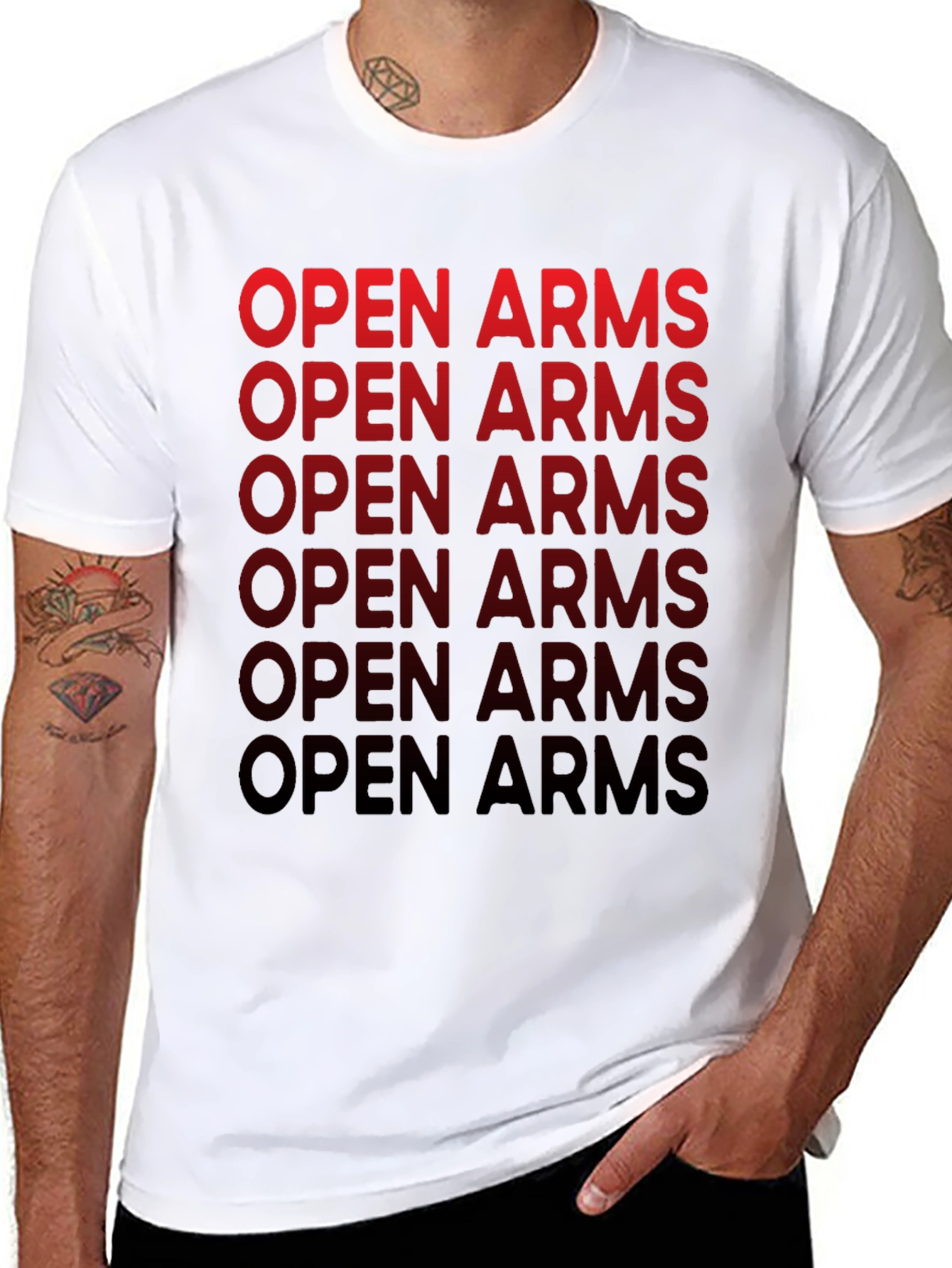 Open Arms Graphic T-Shirt