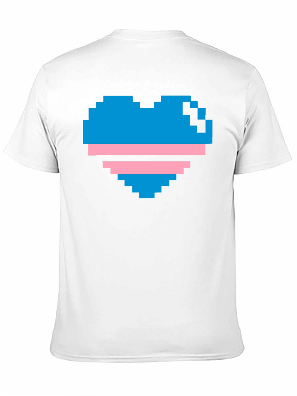 Pixel Heart Trans Pride T-Shirt