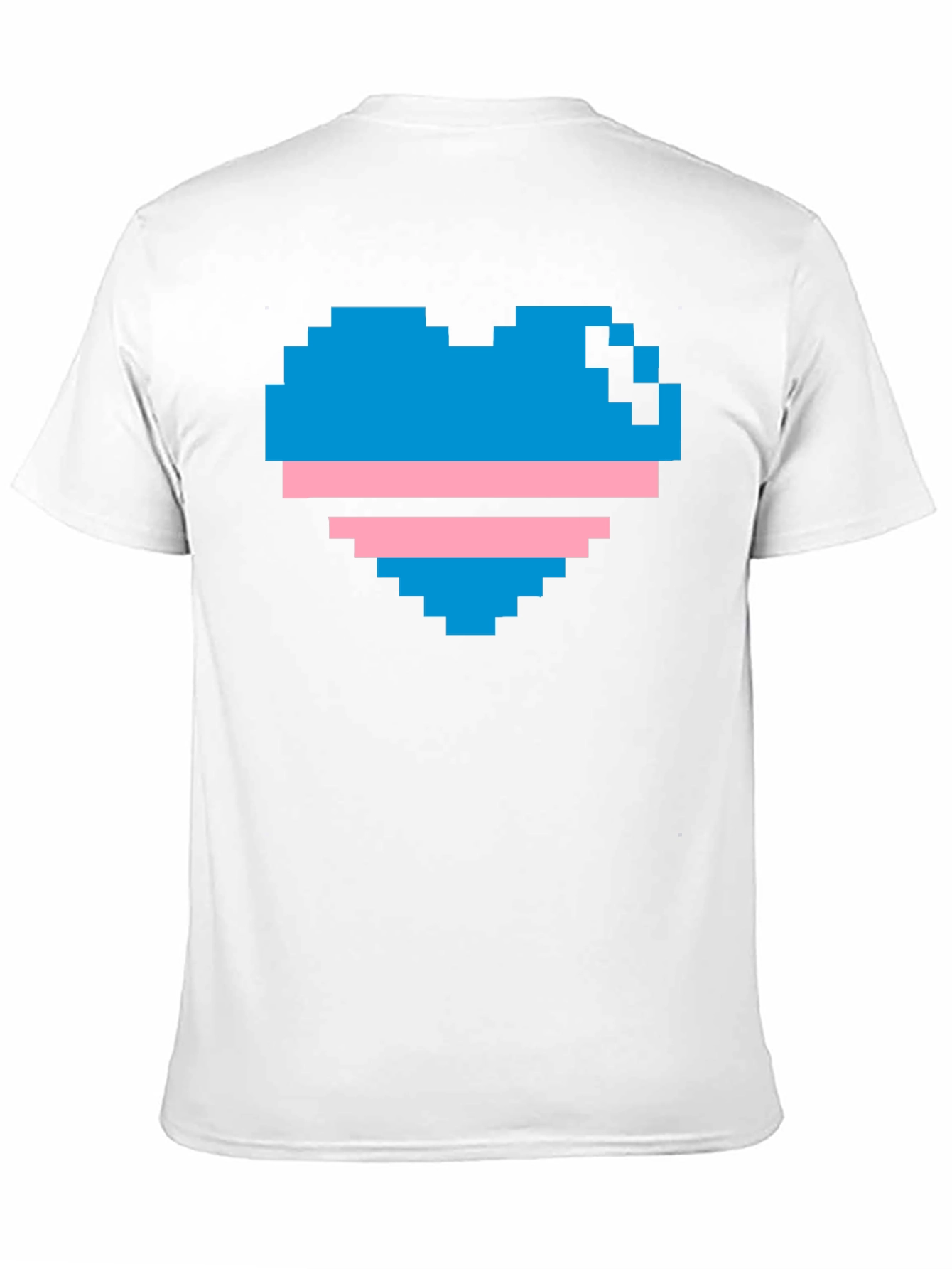 Pixel Heart Trans Pride T-Shirt
