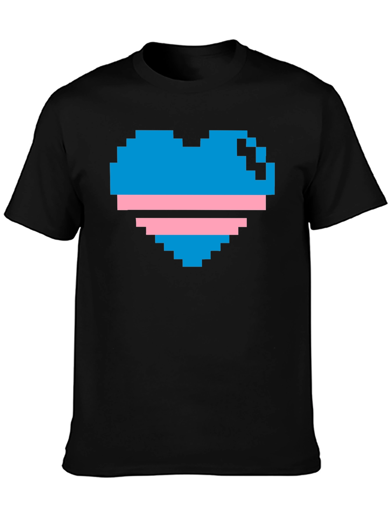 Pixel Heart Trans Pride T-Shirt