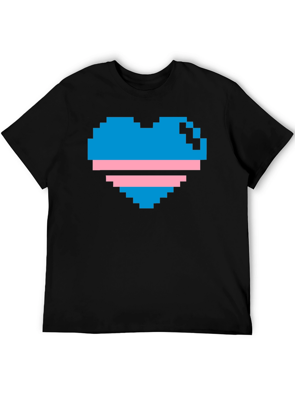 Pixel Heart Trans Pride T-Shirt