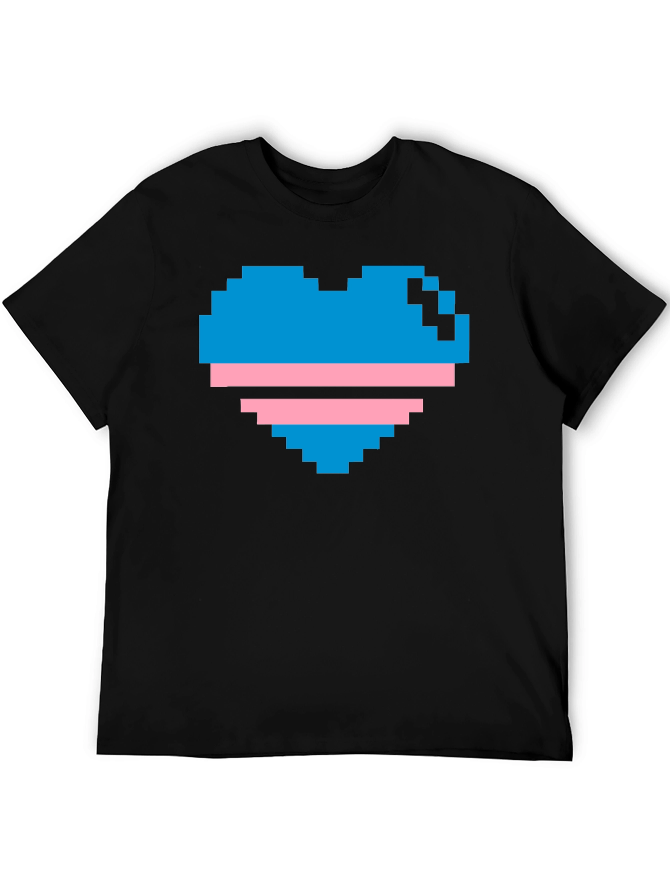 Pixel Heart Trans Pride T-Shirt