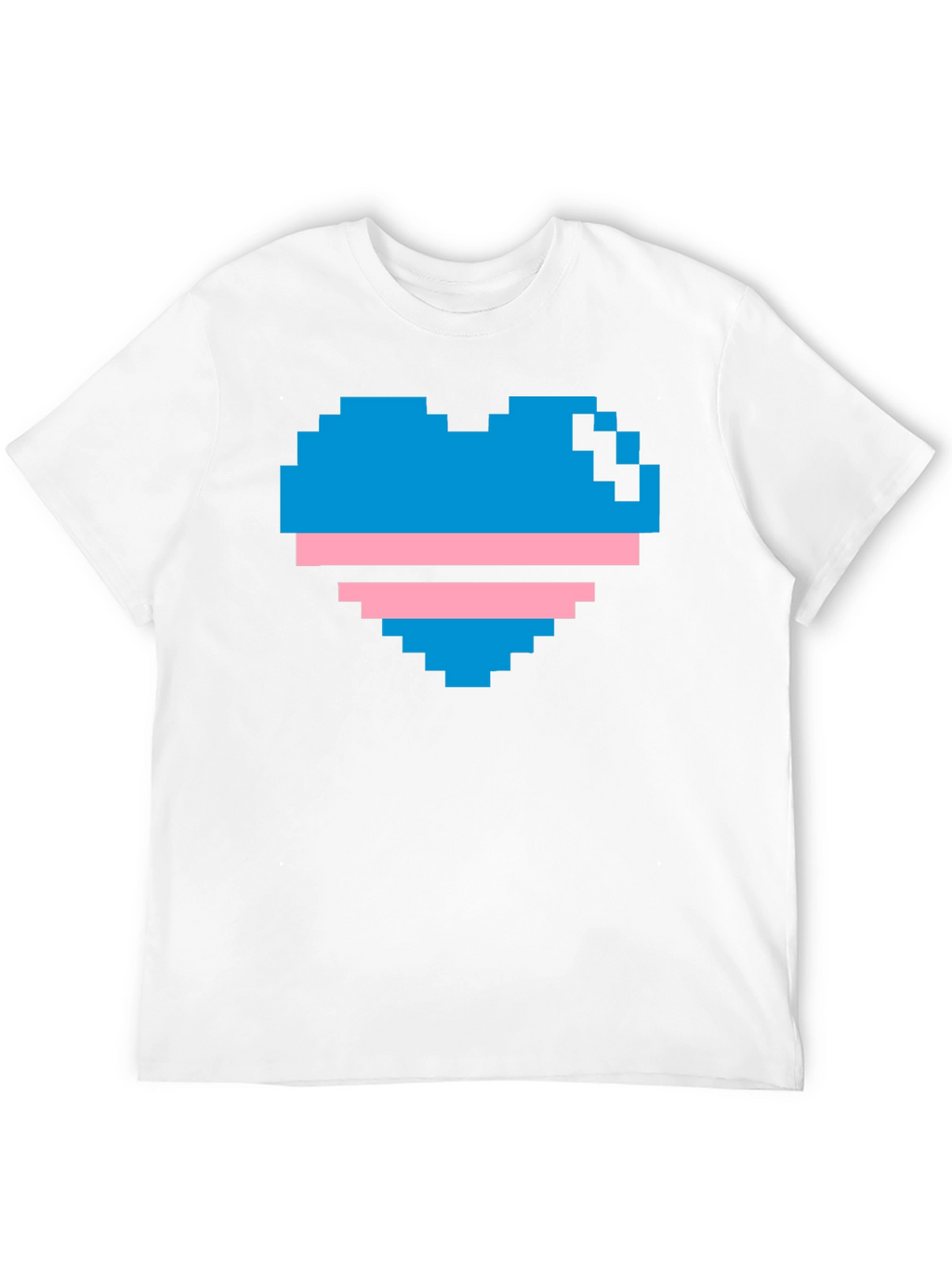 Pixel Heart Trans Pride T-Shirt