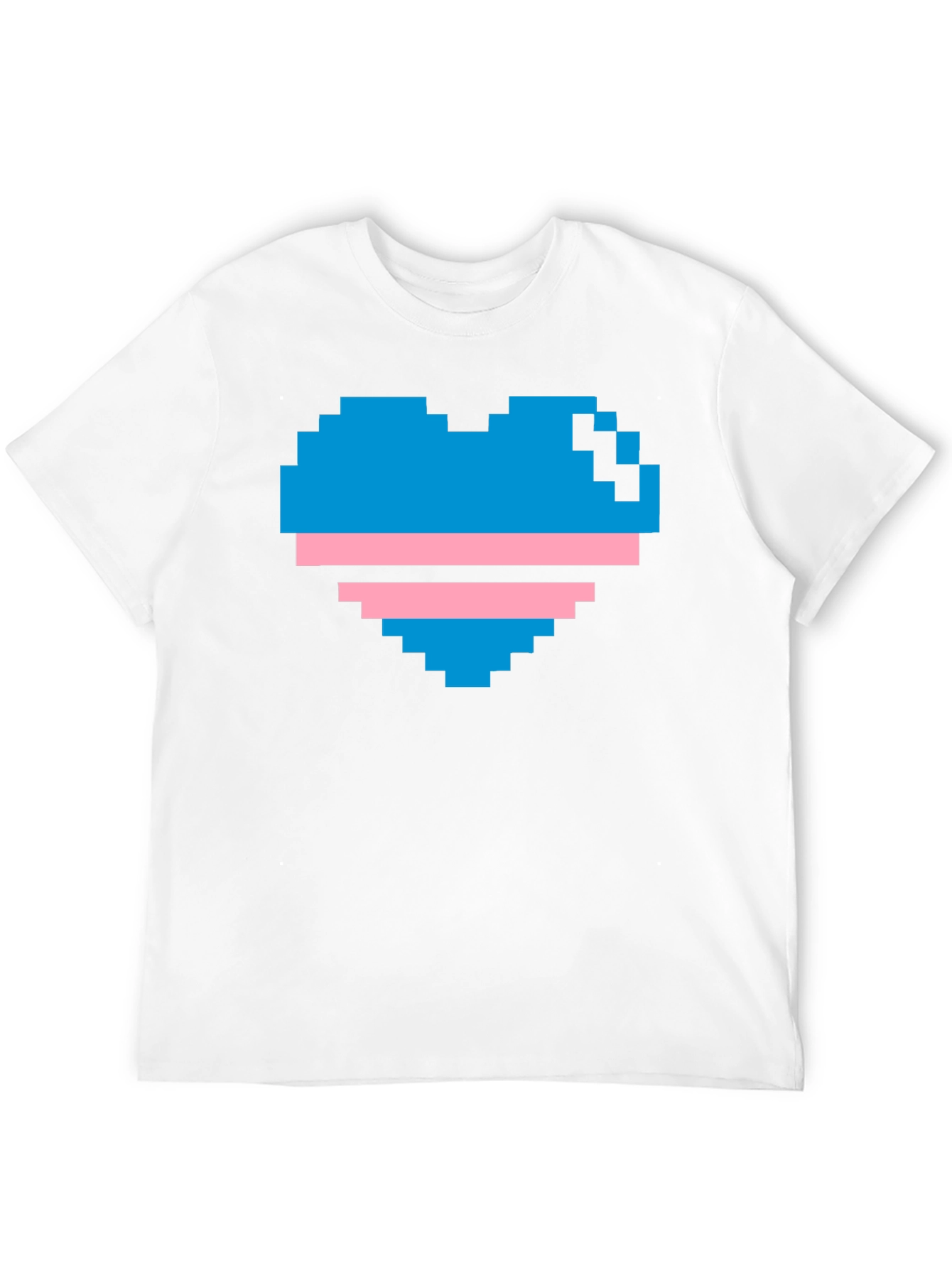 Pixel Heart Trans Pride T-Shirt