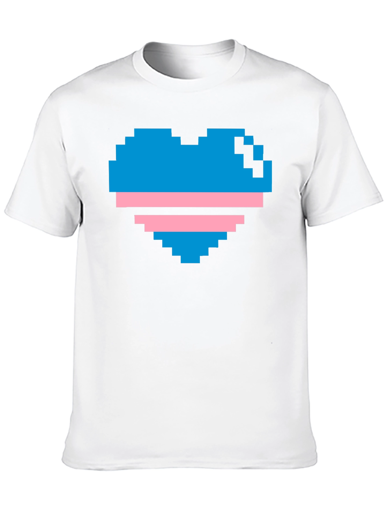 Pixel Heart Trans Pride T-Shirt