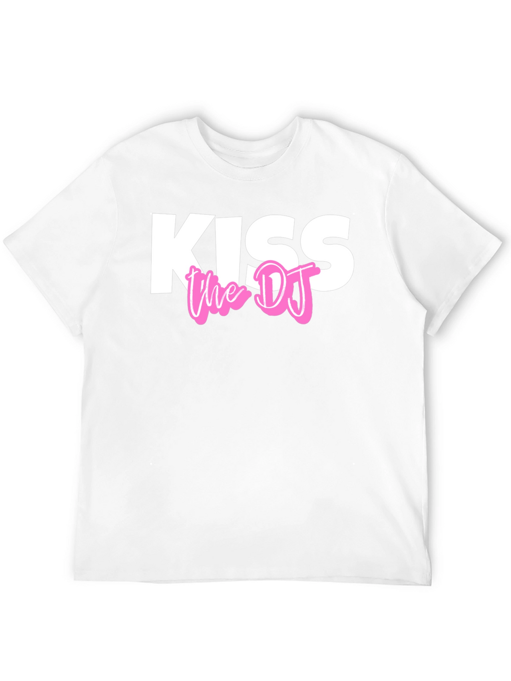 Kiss The DJ Black Graphic Tee
