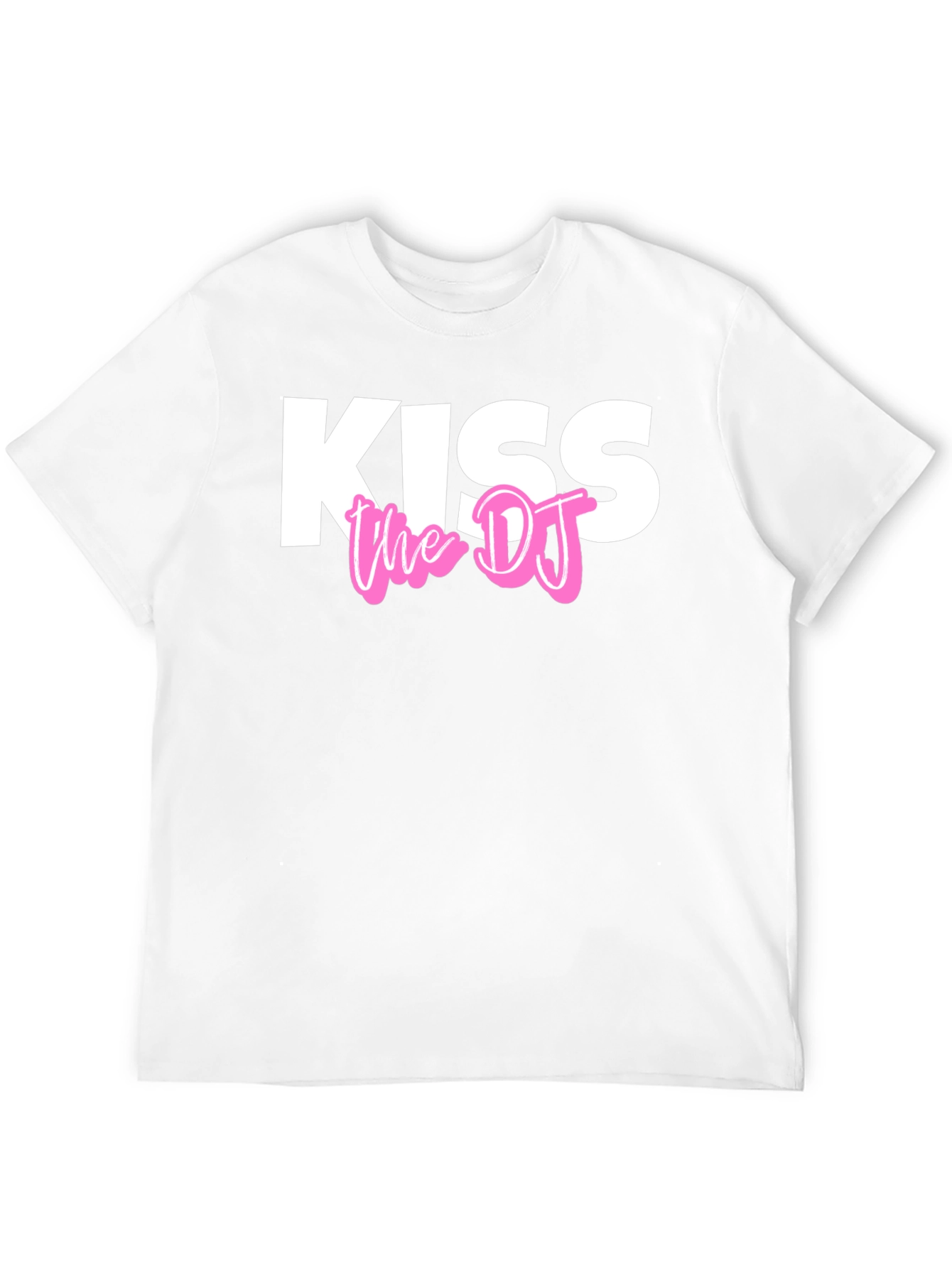 Kiss The DJ Black Graphic Tee