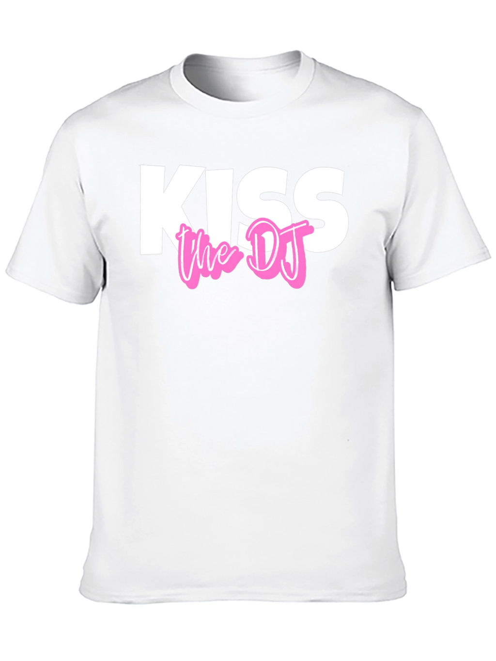 Kiss The DJ Black Graphic Tee