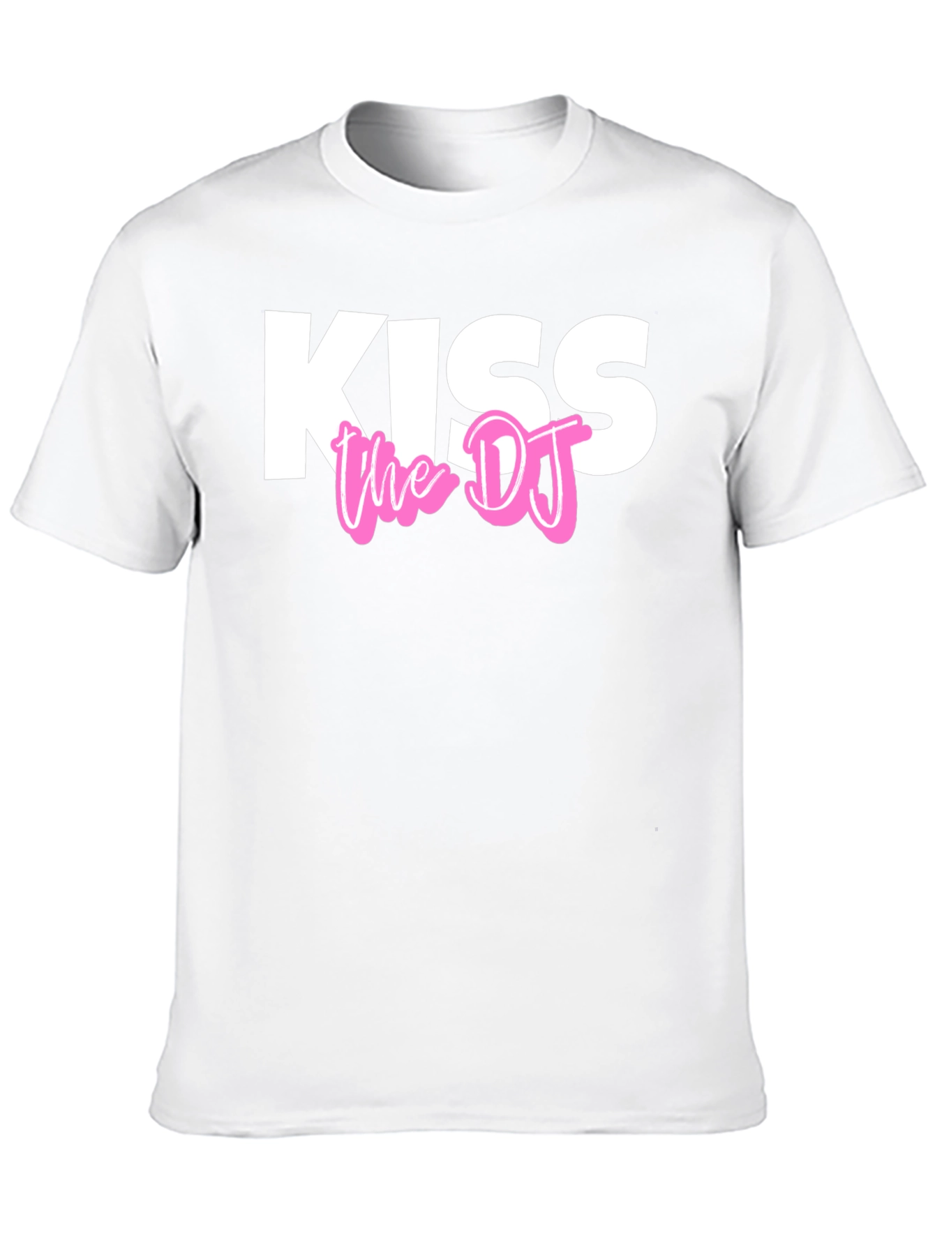 Kiss The DJ Black Graphic Tee