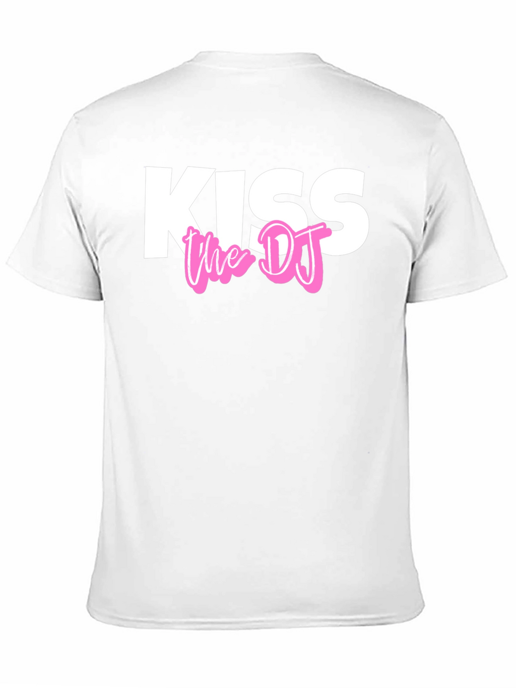 Kiss The DJ Black Graphic Tee