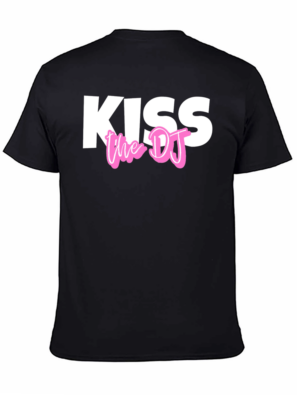 Kiss The DJ Black Graphic Tee