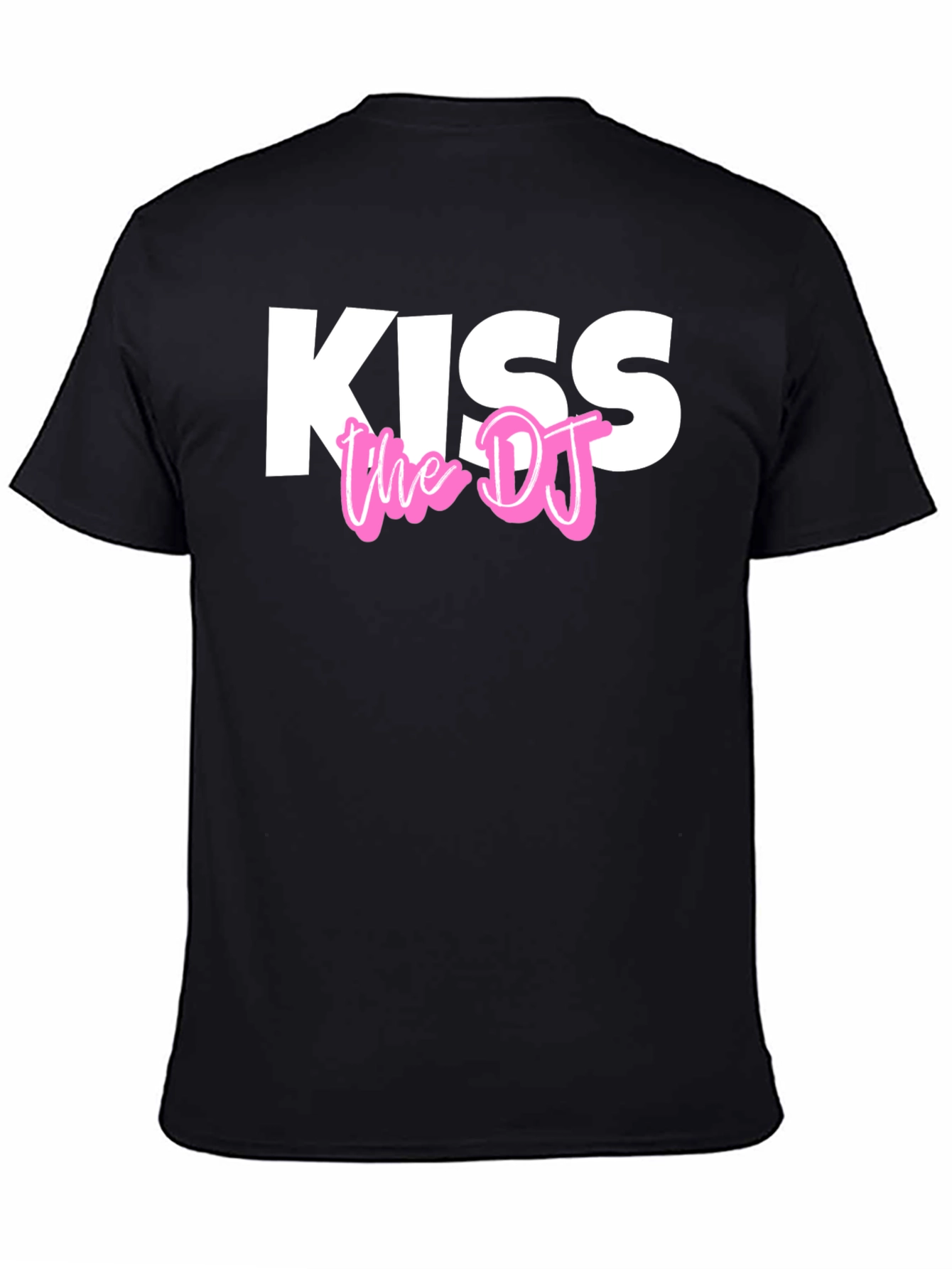Kiss The DJ Black Graphic Tee
