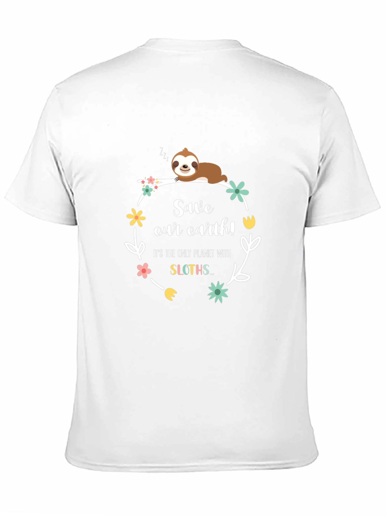 Save Our Earth Sloth Graphic Tee