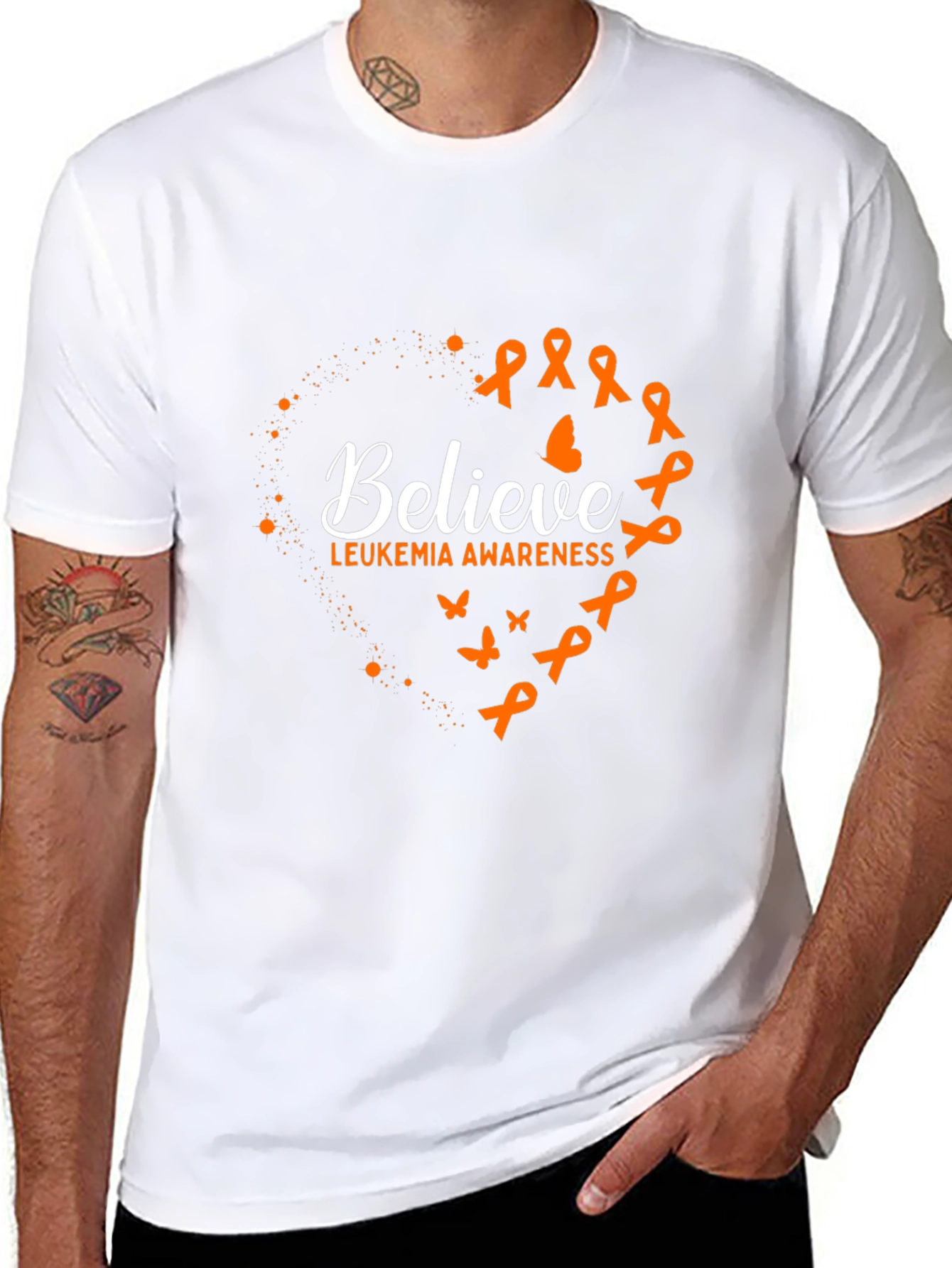 Believe Leukemia Awareness T-Shirt