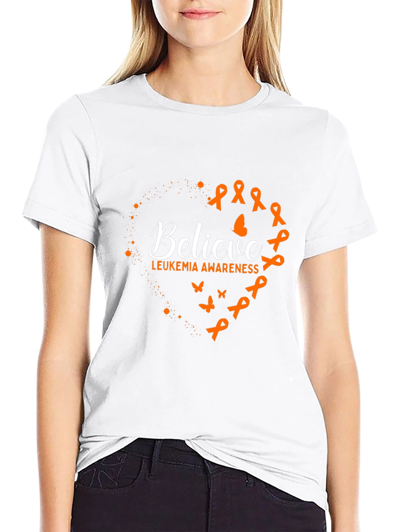 Believe Leukemia Awareness T-Shirt