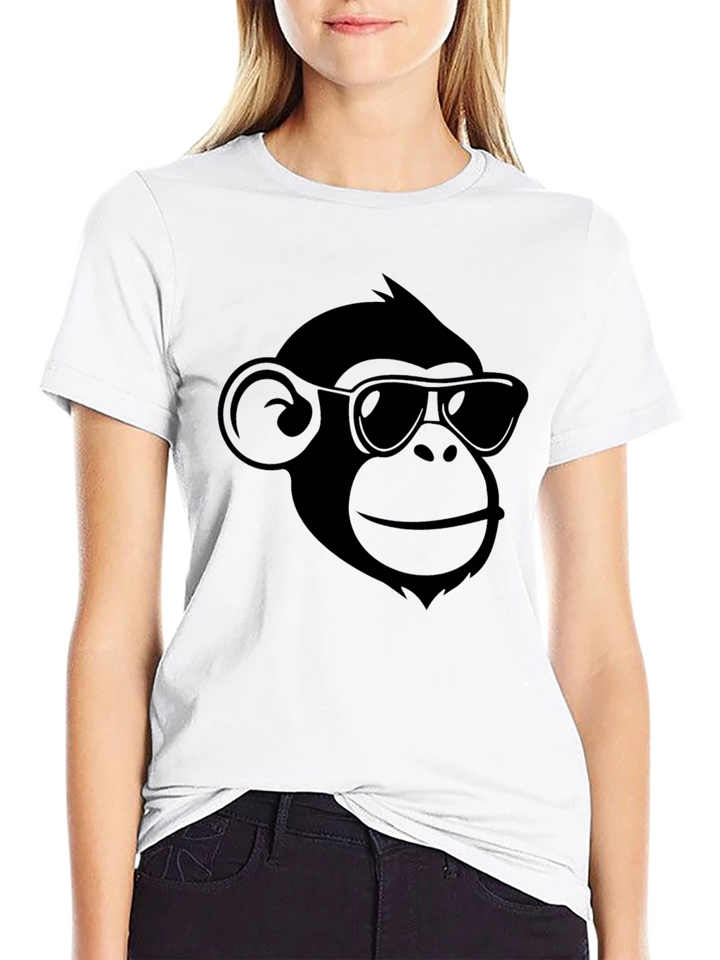 Cool Monkey Graphic T-Shirt