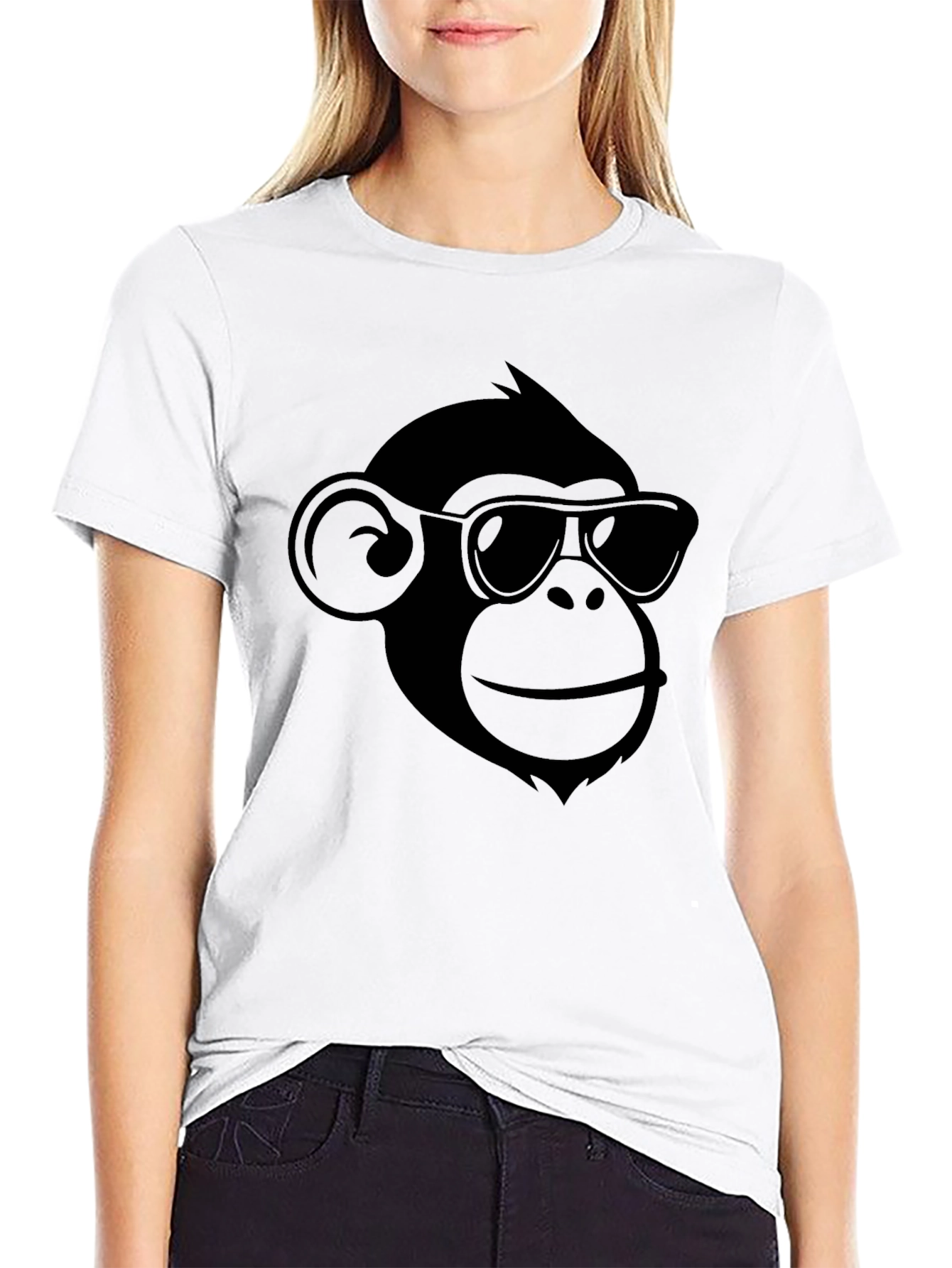 Cool Monkey Graphic T-Shirt