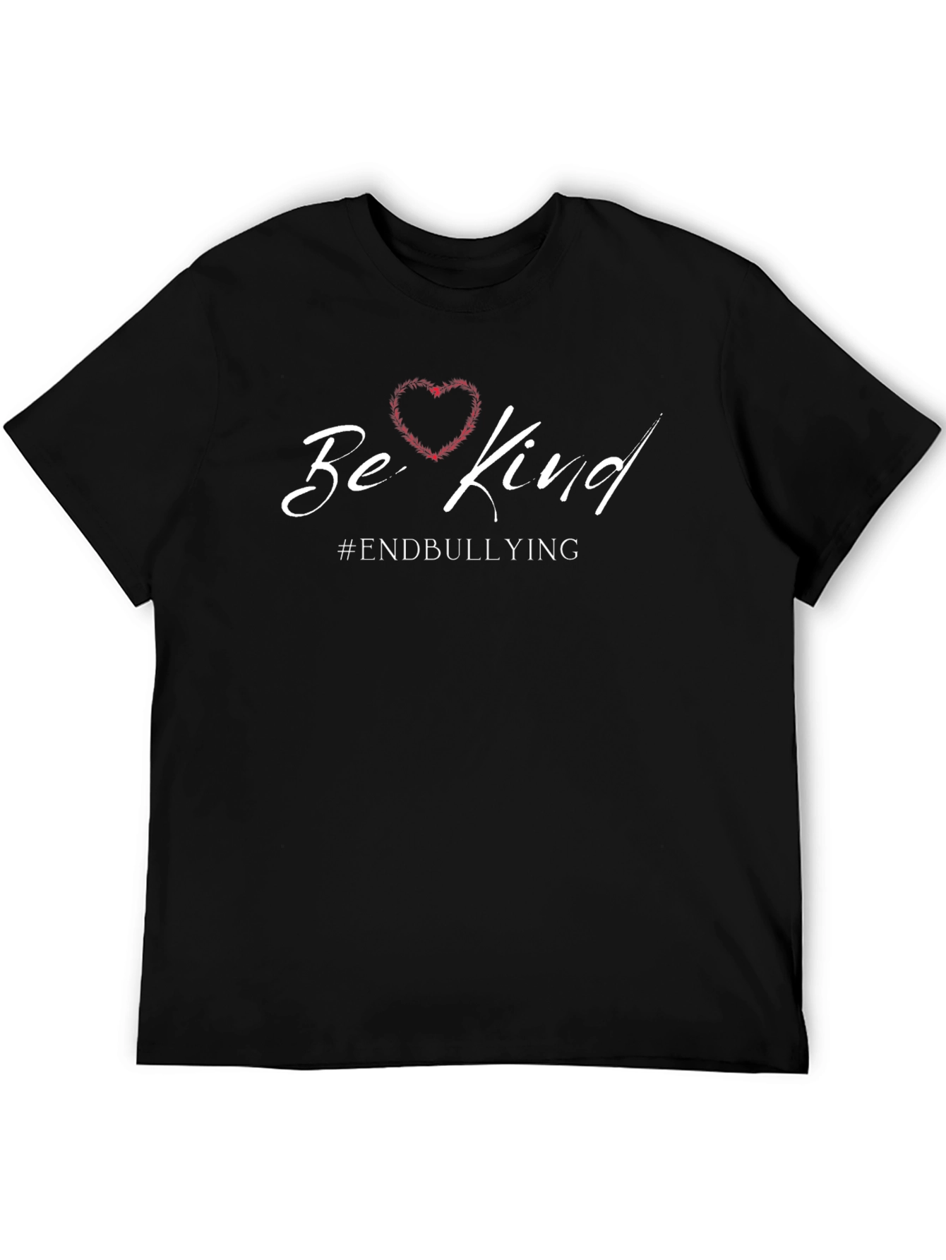 Be Kind #EndBullying Black Graphic Tee