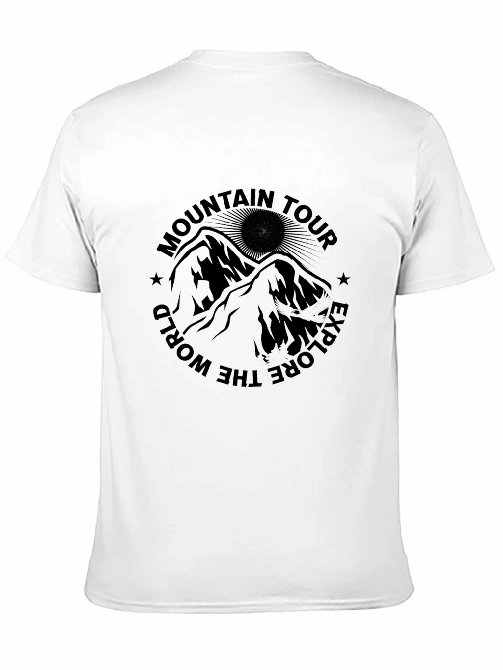 Mountain Tour Graphic Black T-Shirt