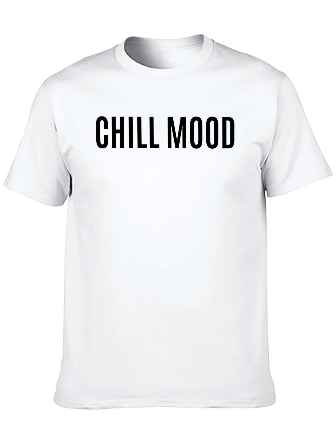 Chill Mood Black Graphic T-Shirt