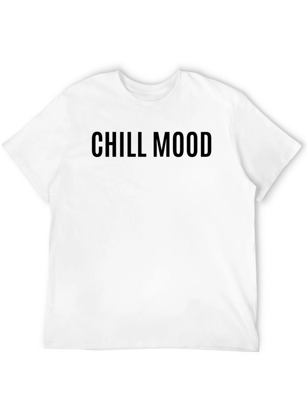 Chill Mood Black Graphic T-Shirt