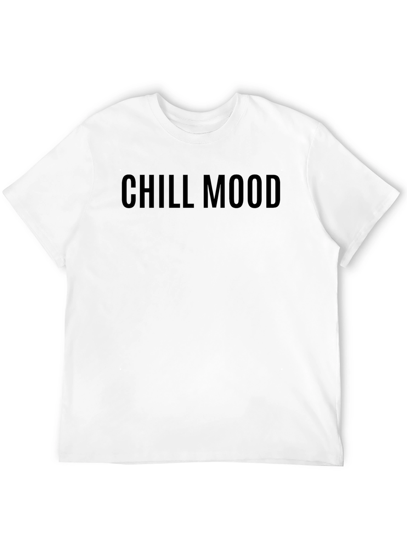 Chill Mood Black Graphic T-Shirt