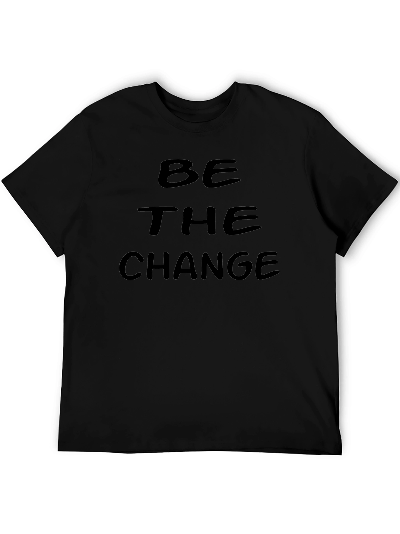 Be The Change Graphic Tee - Classic Black T-Shirt