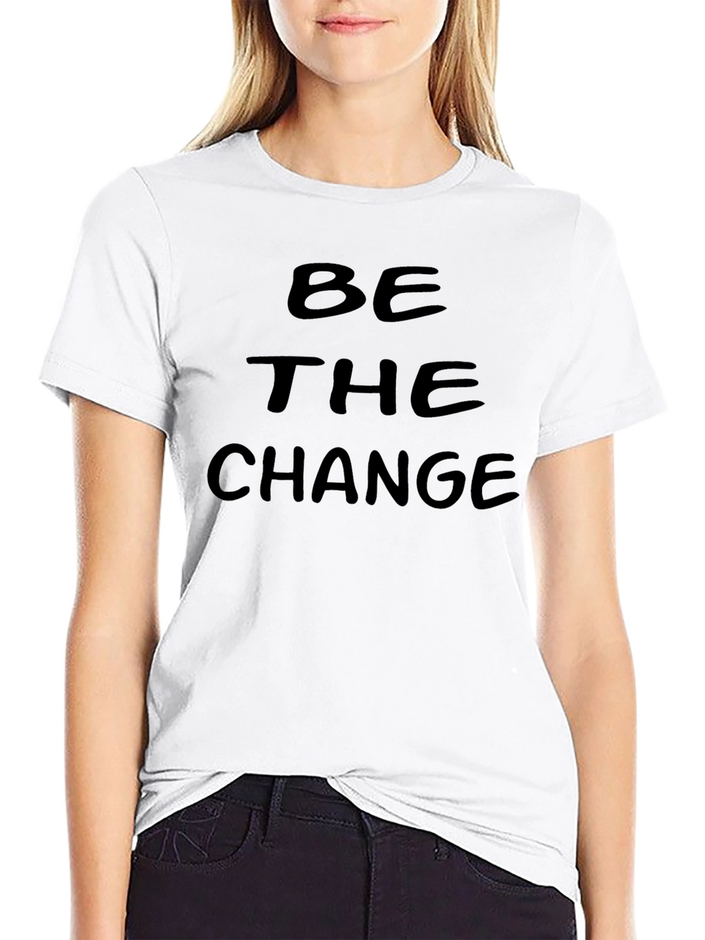 Be The Change Graphic Tee - Classic Black T-Shirt